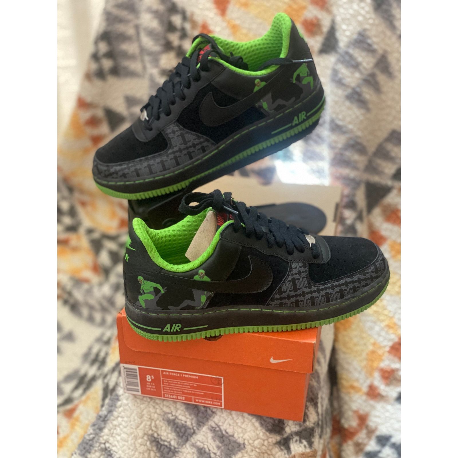 Nike Nike Air Force 1 Premium "Lucha Libre" m 8.5 Size US 8.5 / EU 41-42 - 1 Thumbnail
