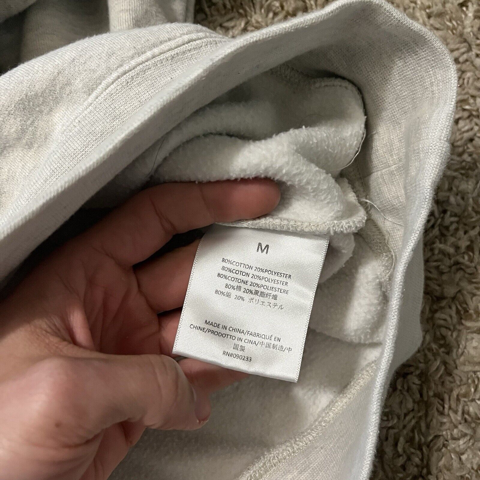 Fear of God Essentials Fleece Crewneck Pullover Sweatshirt Medium Size US M / EU 48-50 / 2 - 4 Thumbnail