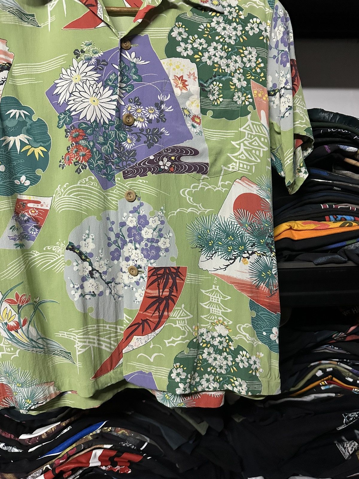 Sun Surf Vintage Sun Surf Hawaiian Japan Rayon Crape Button Ups Tee Size US M / EU 48-50 / 2 - 7 Thumbnail