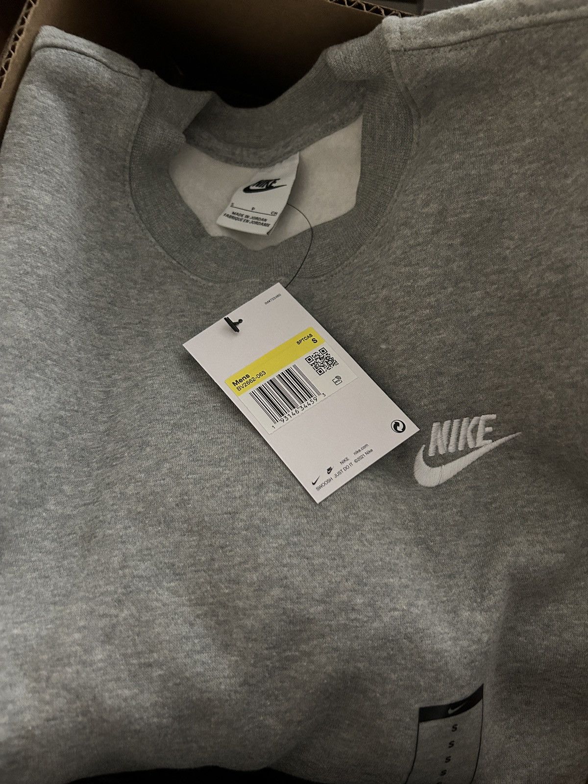 Nike Nike sportswear club fleece men’s crew Size US S / EU 44-46 / 1 - 4 Thumbnail