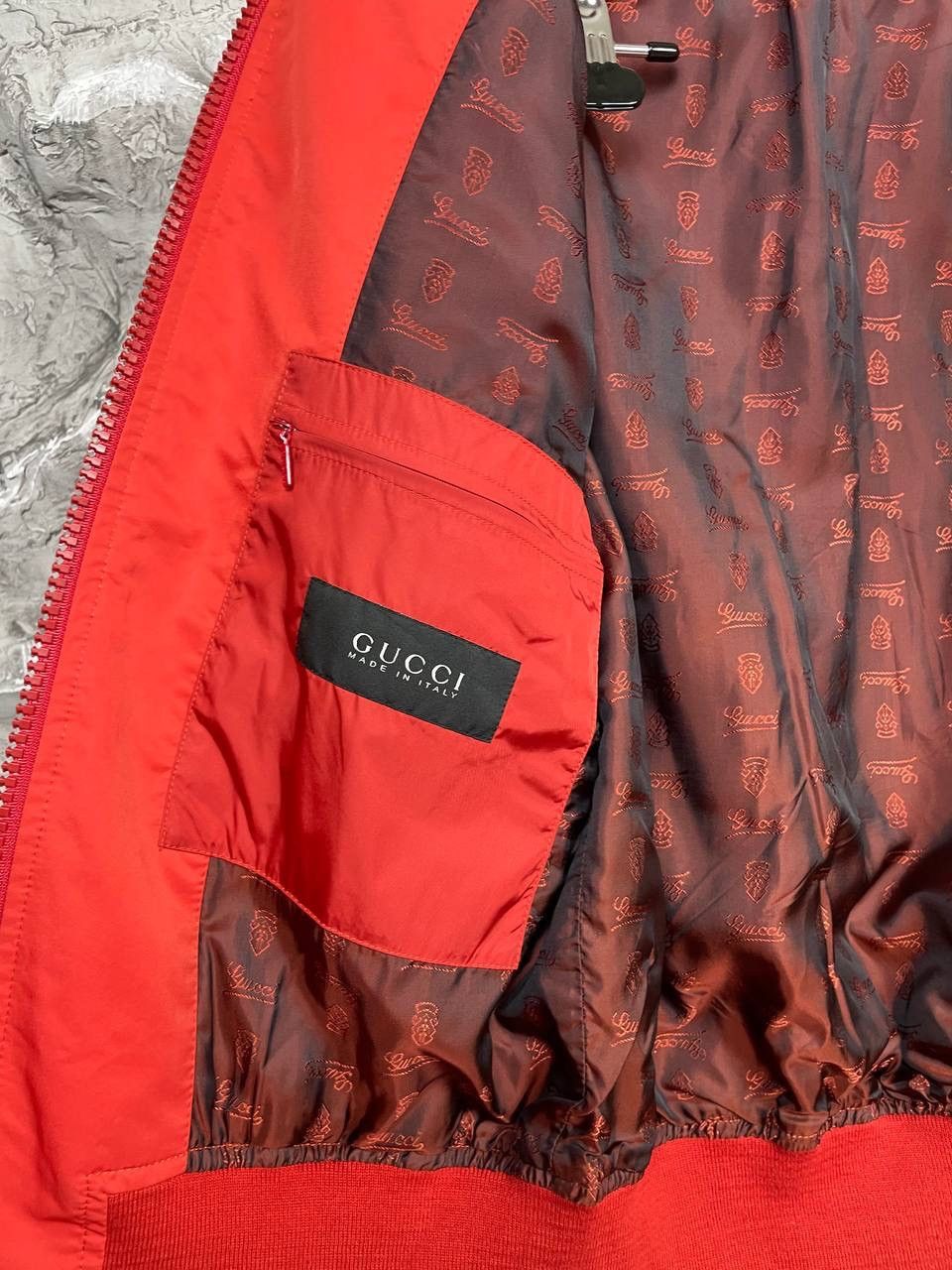 Gucci Gucci Patch Logo Vintage Rare Zip Bomber Jacket Size US M / EU 48-50 / 2 - 17 Thumbnail