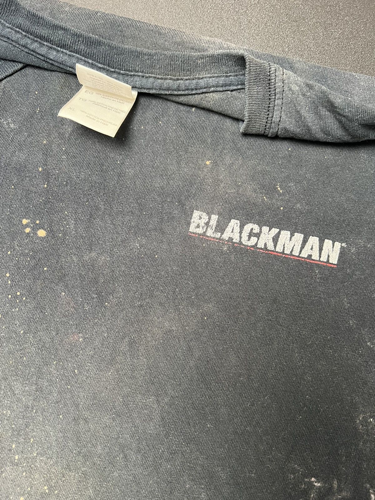 Gildan Vintage Blackman t worn & flawed Size US XL / EU 56 / 4 - 2 Thumbnail