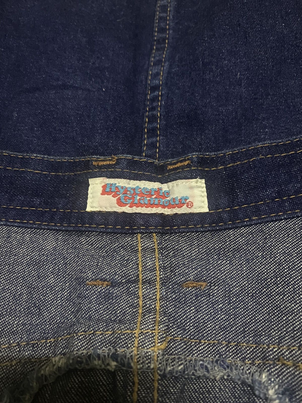 Hysteric Glamour Hysteric Glamour Multicolor Spellout Button Up Denim Skirt Size 26" / US 2 / IT 38 - 8 Thumbnail