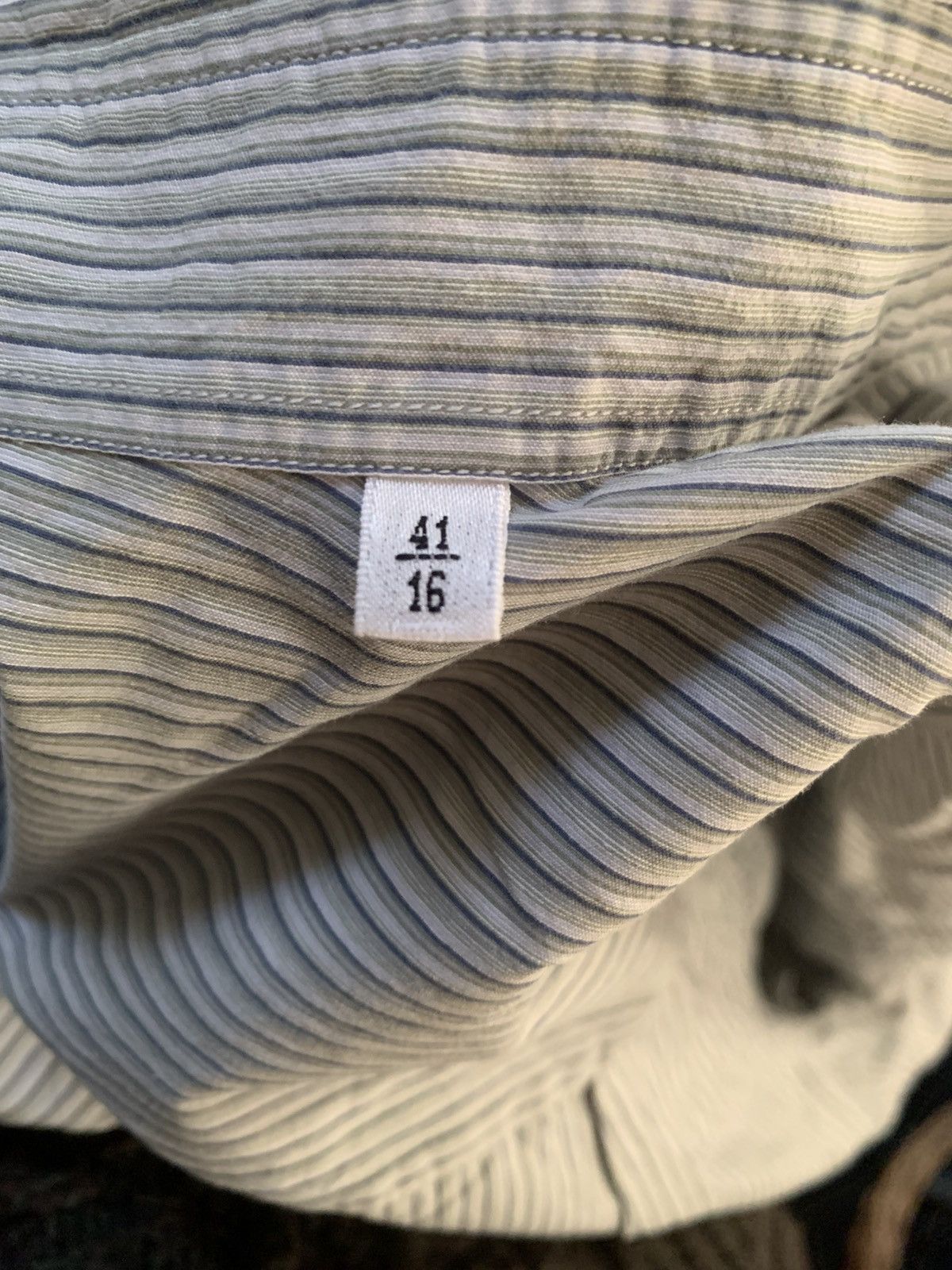 Armani Collezioni Armani Collezioni Striped Button-Down Size US L / EU 52-54 / 3 - 4 Thumbnail