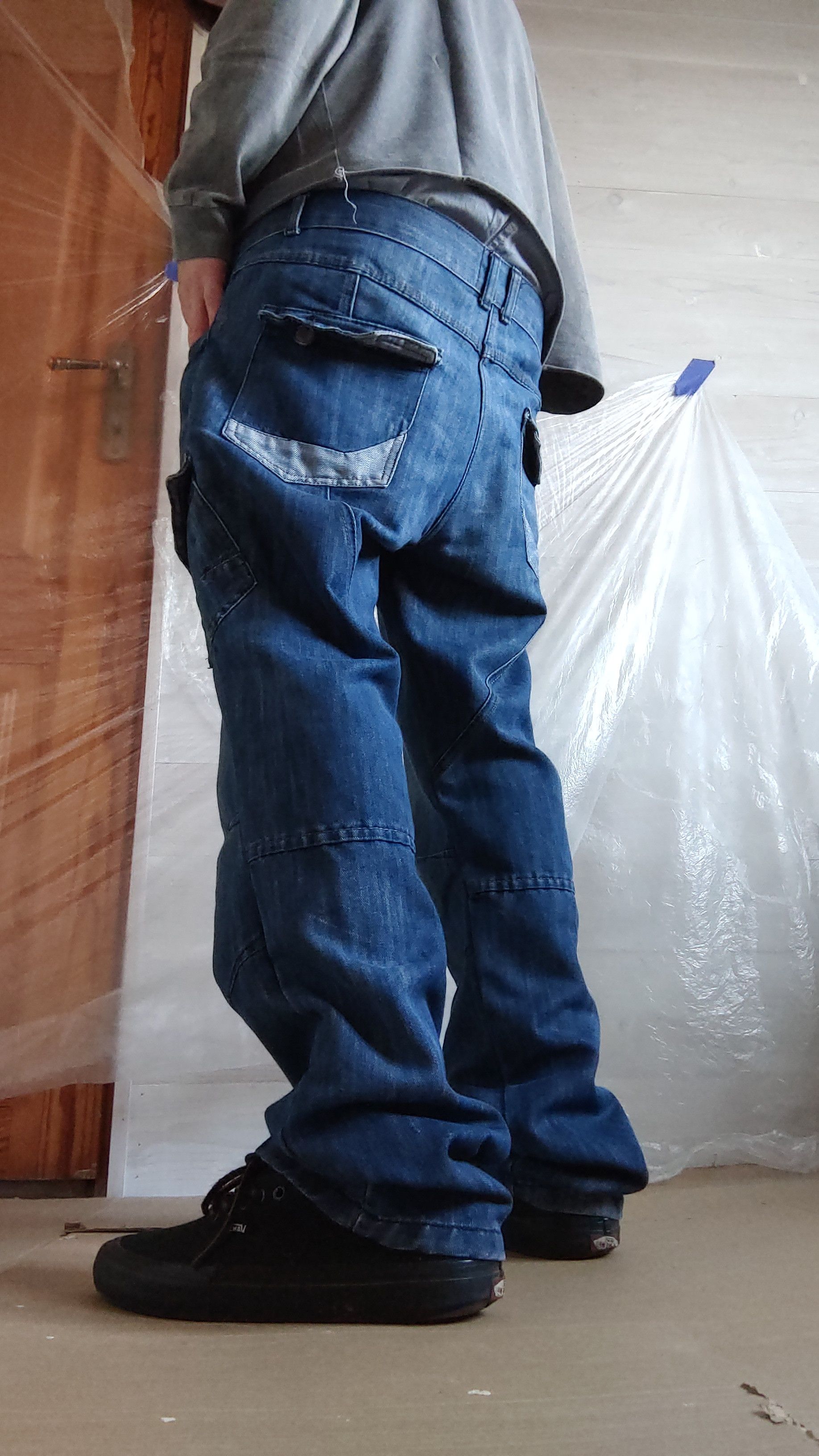 Airwalk Vintage AIRWALK Cargo Pants Denim Alt skate Opium Size US 34 / EU 50 - 15 Thumbnail