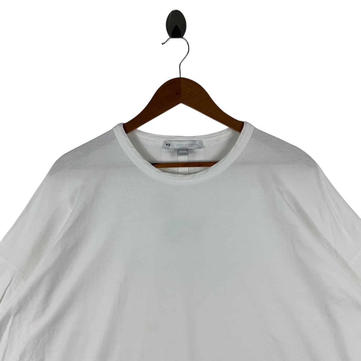 Adidas ADIDAS x YOHJI YAMAMOTO Y-3 white tee shirt Size US L / EU 52-54 / 3 - 2 Thumbnail