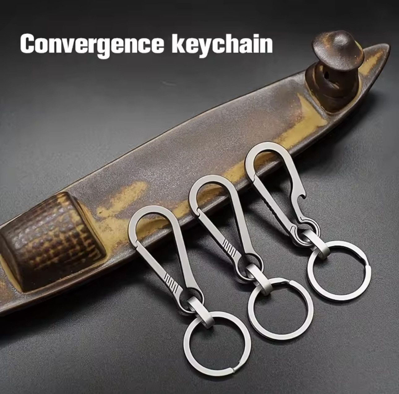 Japanese Brand × Other Titanium Carabiner Keychain with Bottle Opener Size ONE SIZE - 2 Thumbnail
