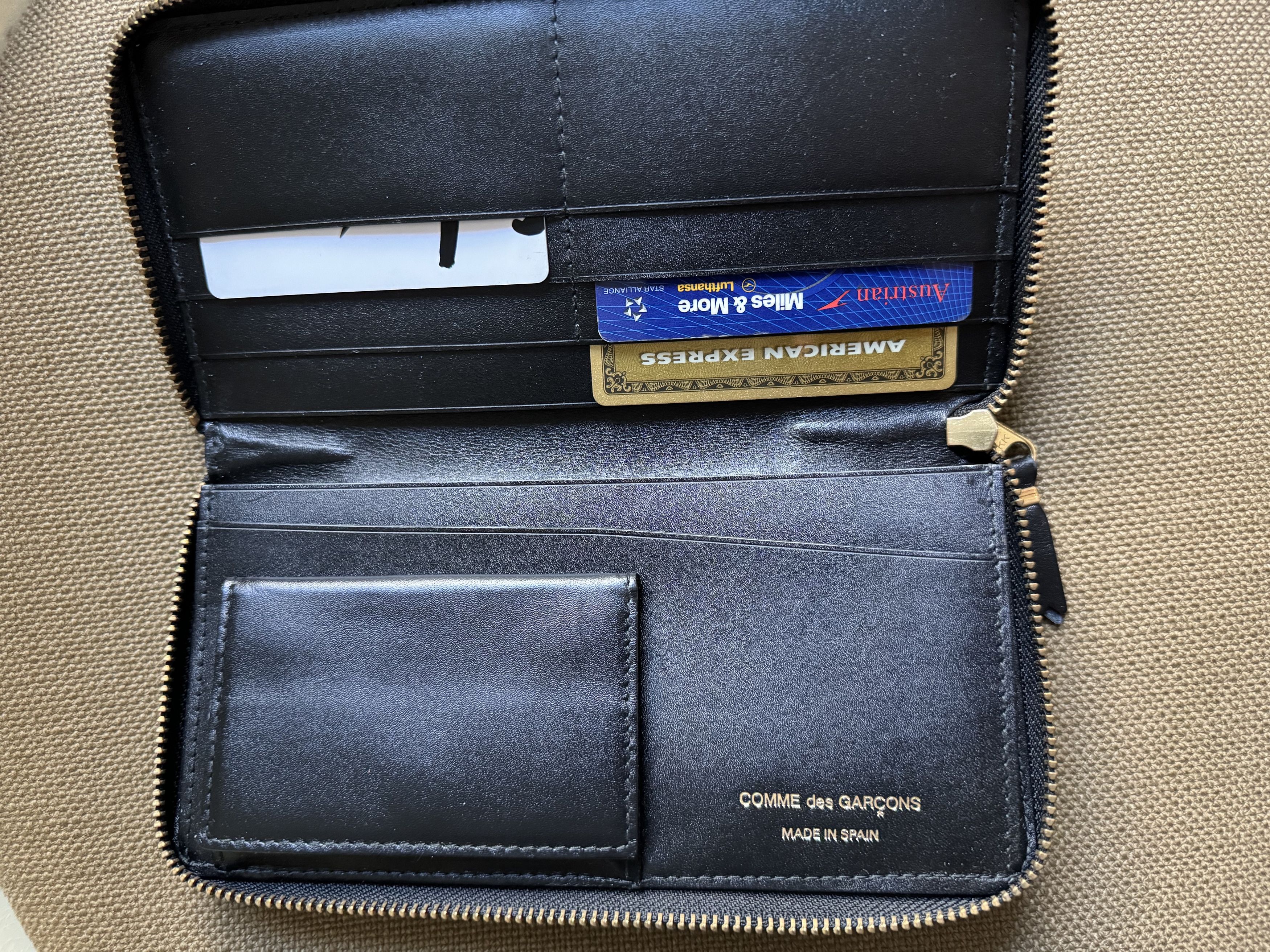 Comme des Garcons Comme Des Garcons Wallet Zip-Aournd-BLACK-NEW!!! Size ONE SIZE - 5 Thumbnail