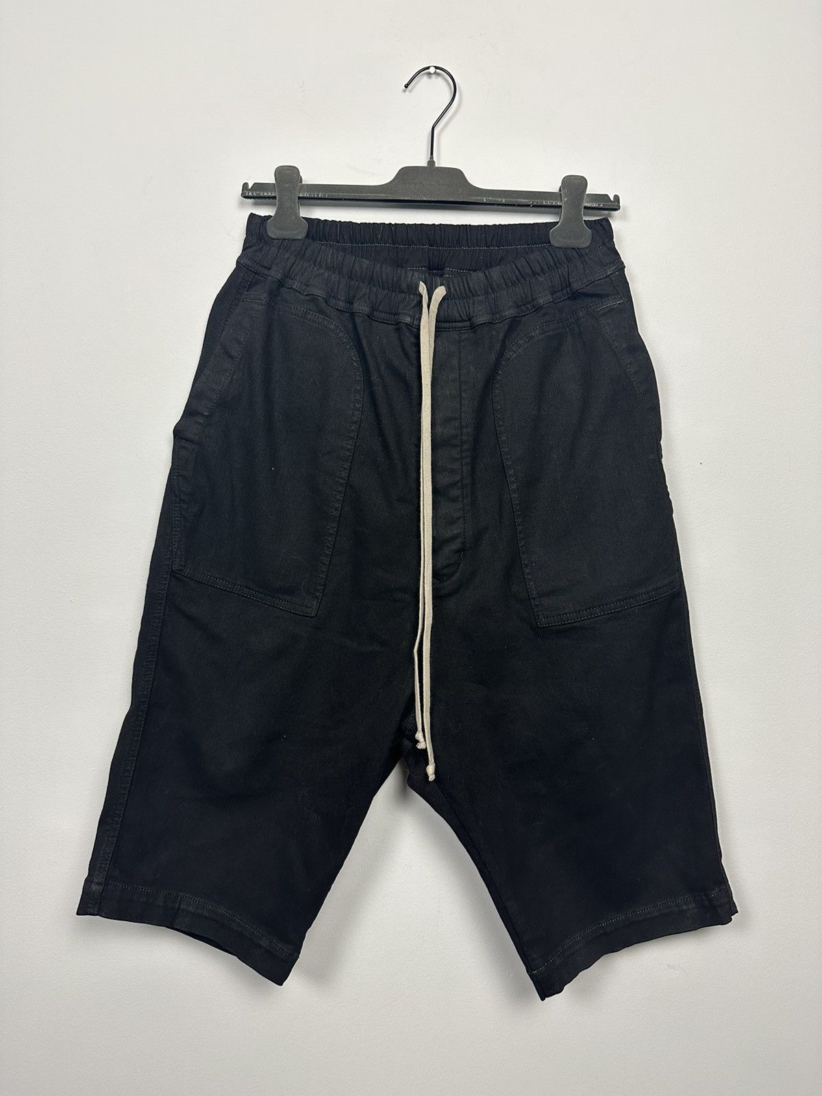 Rick Owens DRKSHDW Waxed Pusher Shorts Size US 30 / EU 46 - 1 Thumbnail