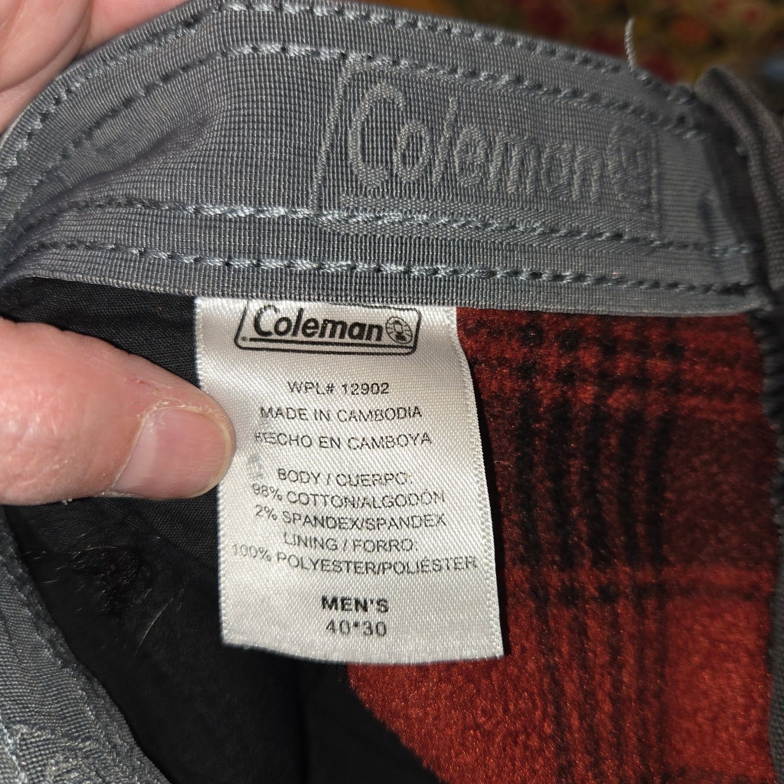 Coleman Coleman fleece lined mens Utility work pant 40 X 30 gray Size US 40 / EU 56 - 5 Thumbnail