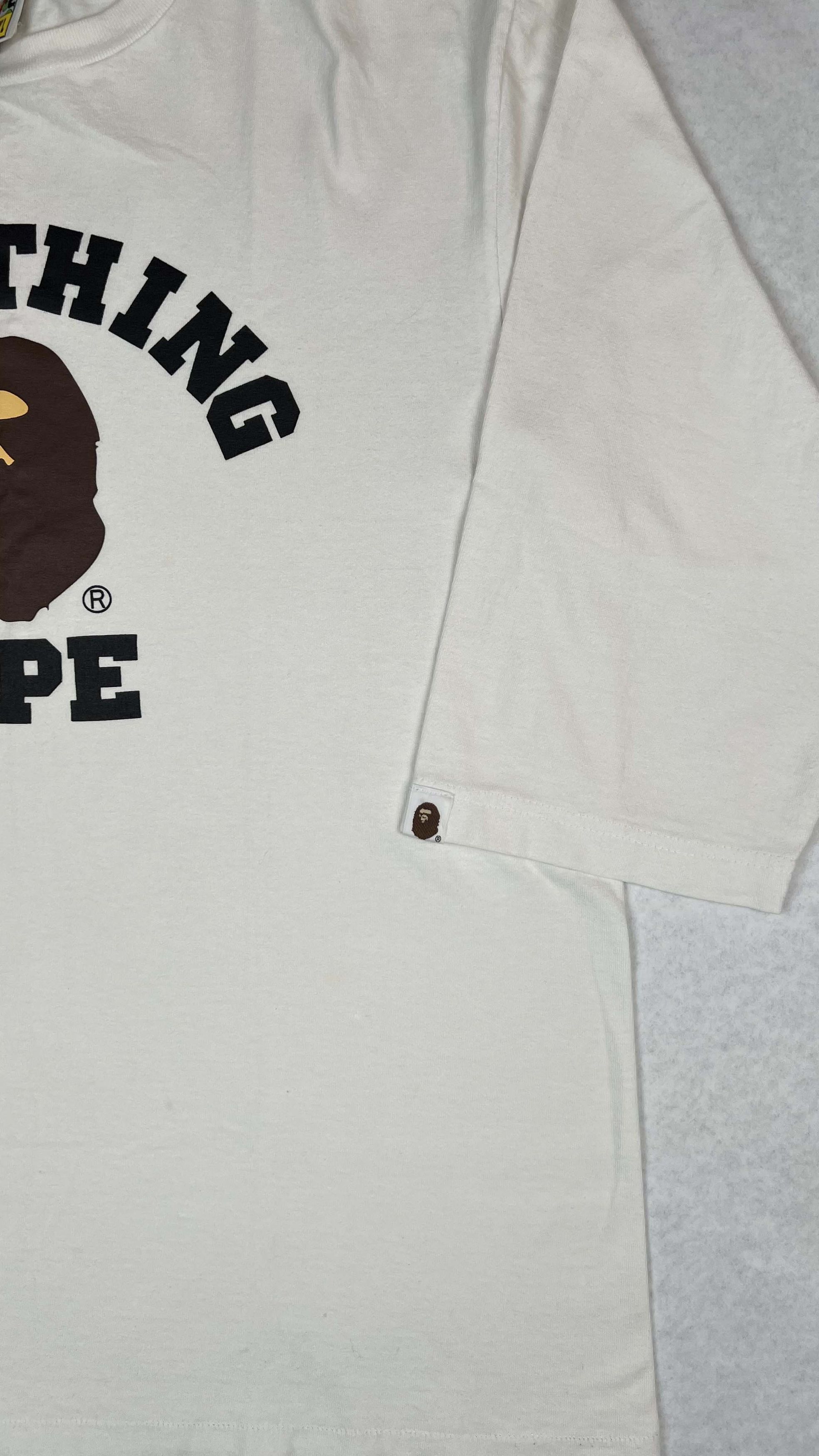 Bape College 3/4 Tee Size US XL / EU 56 / 4 - 8 Thumbnail