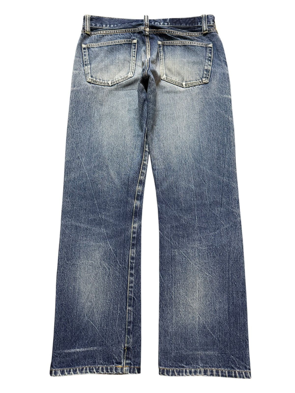 Uniqlo Vintage Y2K Japan Uniqlo Selvedge Faded Whiskers Loose Fits Size US 32 / EU 48 - 2 Thumbnail