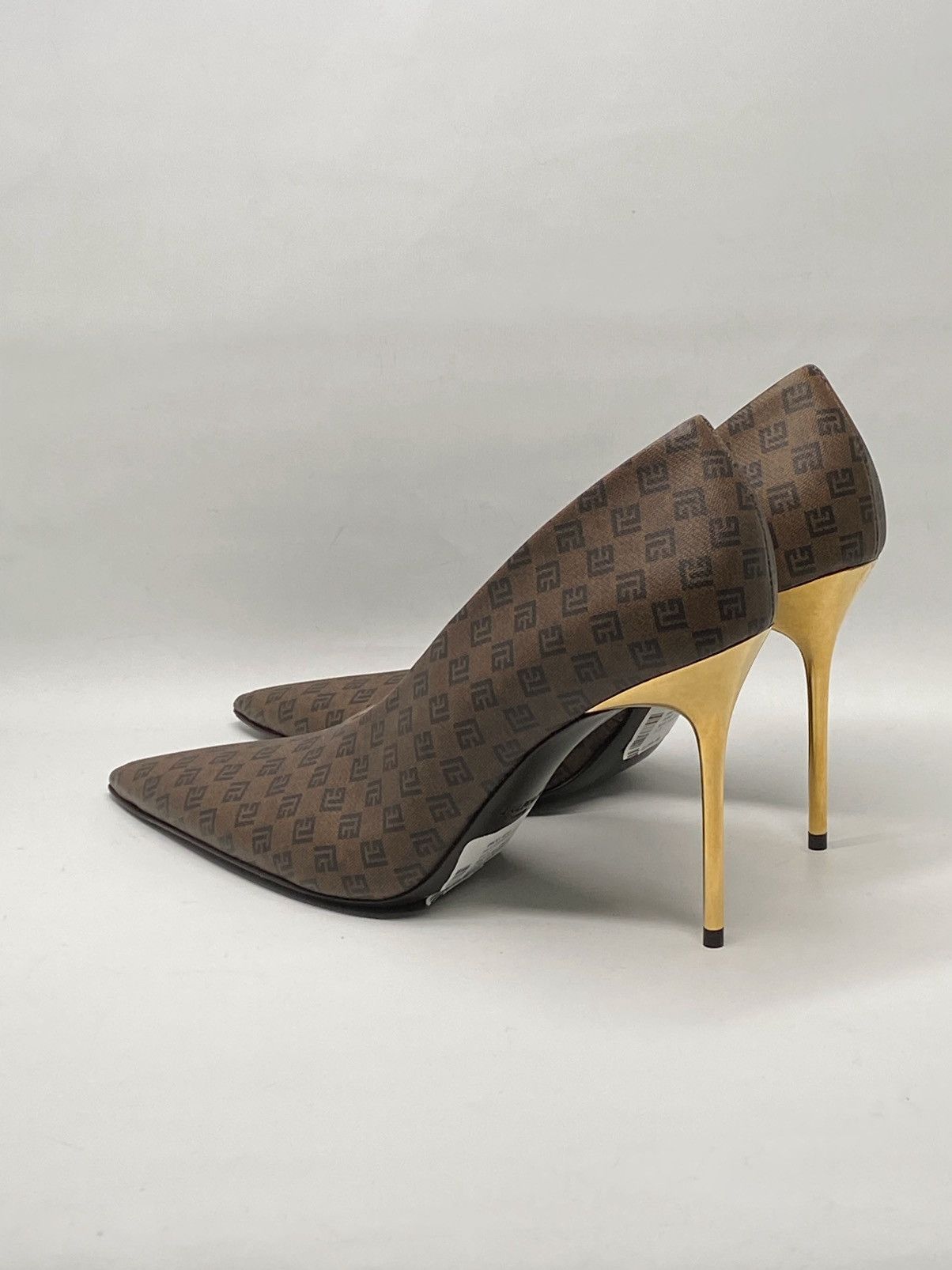 Balmain Balmain Clara-Mini Monogram Pumps size 37.5 Size US 7.5 / IT 37.5 - 8 Thumbnail