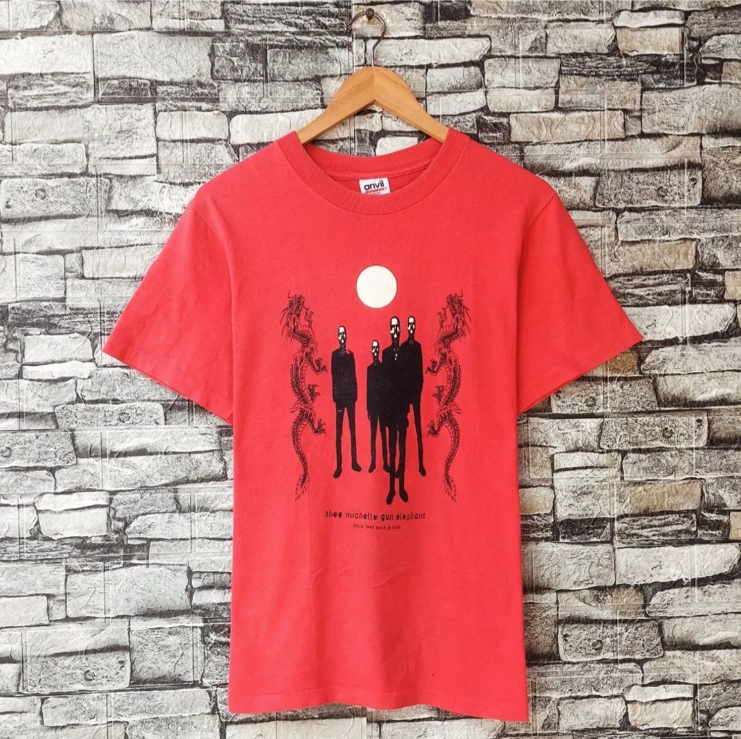 Band Tees Vtg 90s Japanese Rock Band Thee Michelle Gun Elephant Size US S / EU 44-46 / 1 - 1 Thumbnail