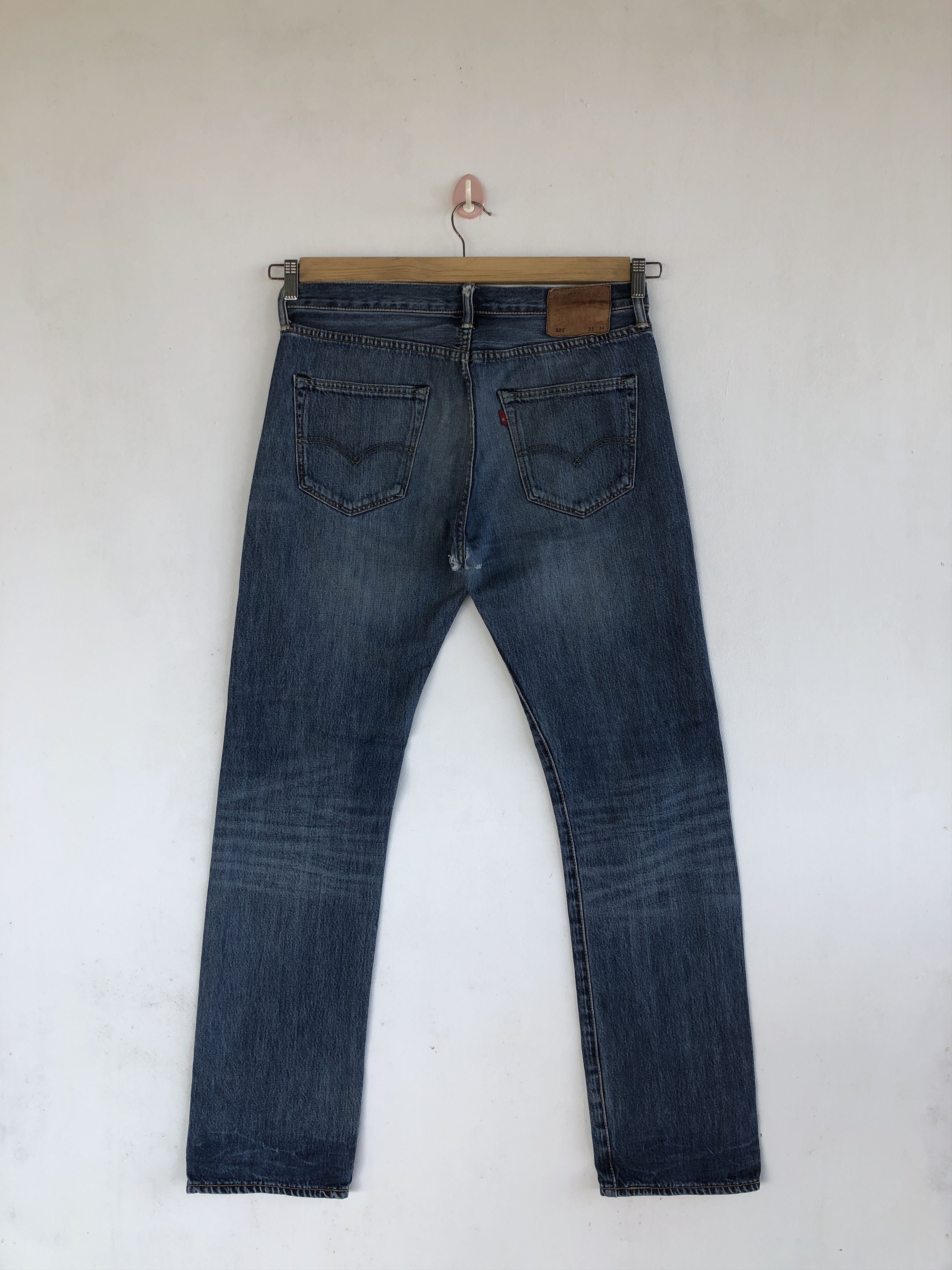 Levi's Vintage Levis 501 Jeans Levi's 501 Faded Light Wash Denim Size US 32 / EU 48 - 2 Thumbnail