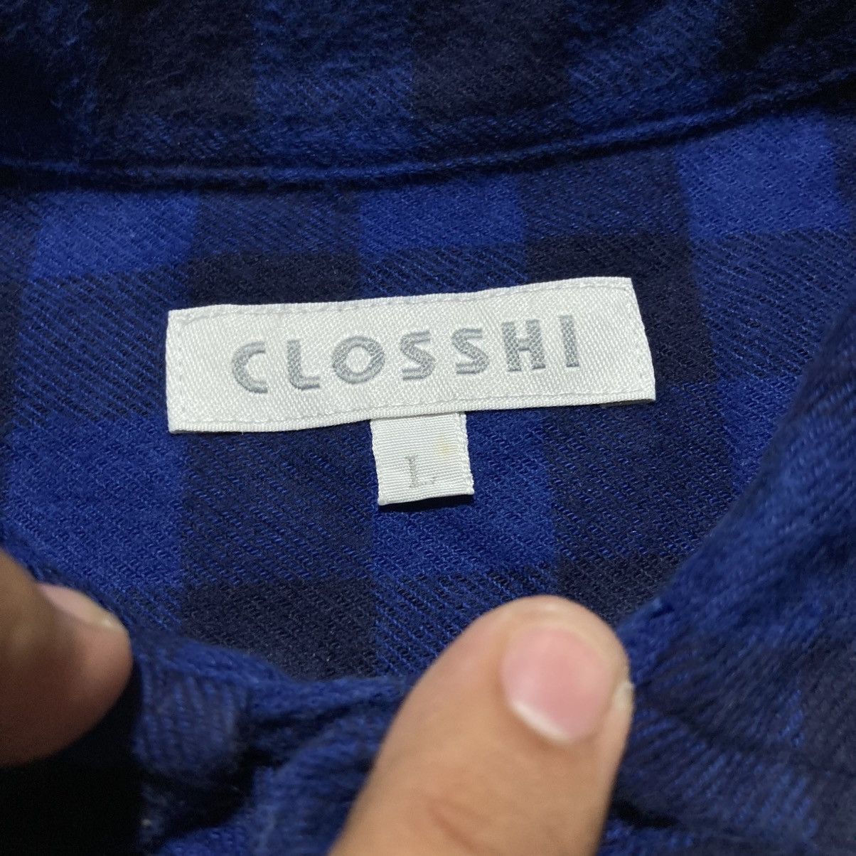 Japanese Brand 2000s Closshi Japan Flanel Plaid Long Slevee Shirt Button Up Size US L / EU 52-54 / 3 - 15 Thumbnail