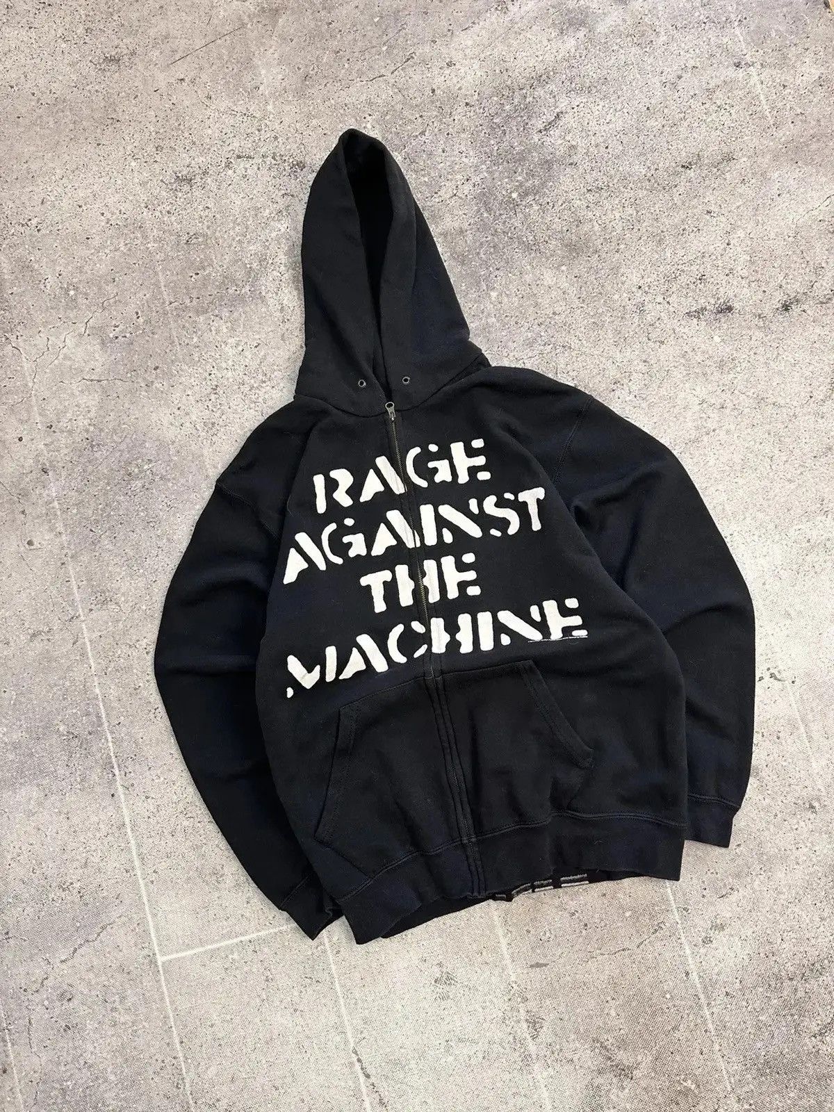 Rage Against The Machine × Vintage RARE Vintage Rage Against The Machine Hoodie Size US M / EU 48-50 / 2 - 7 Thumbnail