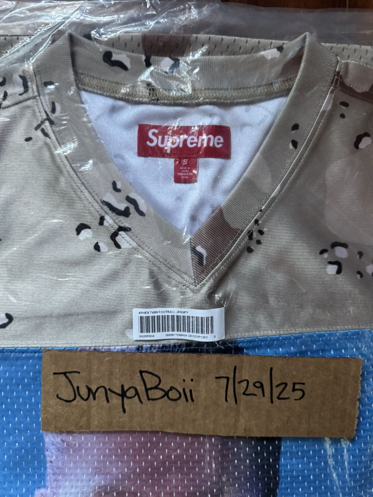 Supreme Supreme Aphex Twin Football Jersey Chocolate Chip Camo Small Size US S / EU 44-46 / 1 - 5 Thumbnail