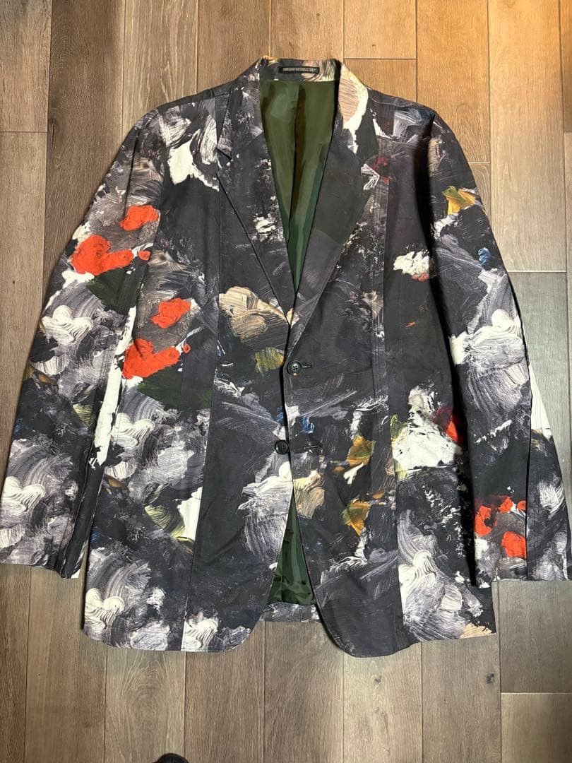 Yohji Yamamoto NEW UNUSED POUR HOMME 16SS Yuka Asakura Cotton Jacket Size US XL / EU 56 / 4 - 2 Thumbnail