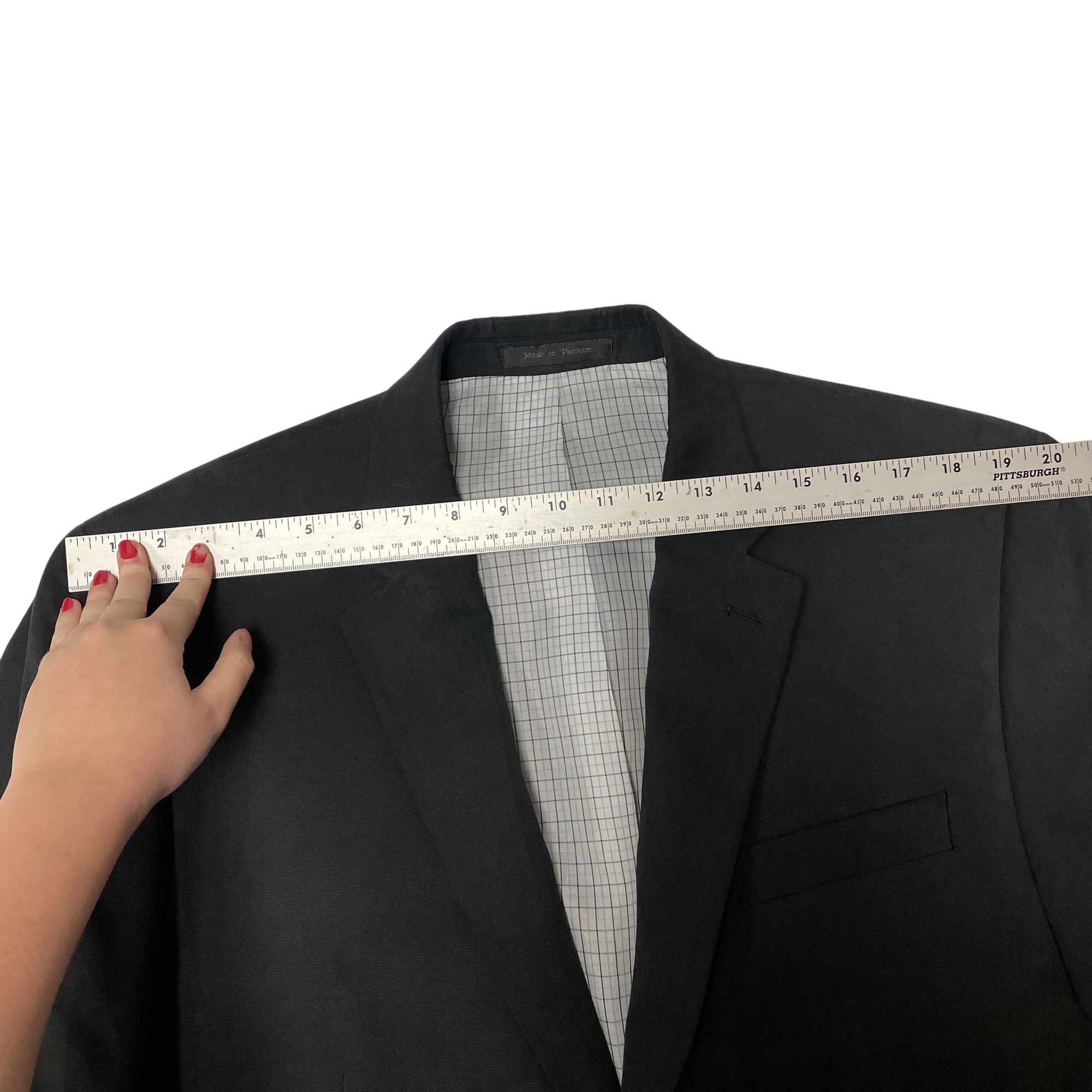 Ralph Lauren Ralph Lauren CHARCOAL Gray Sport Coat MICROFIBER Jacket Size 44L - 7 Thumbnail