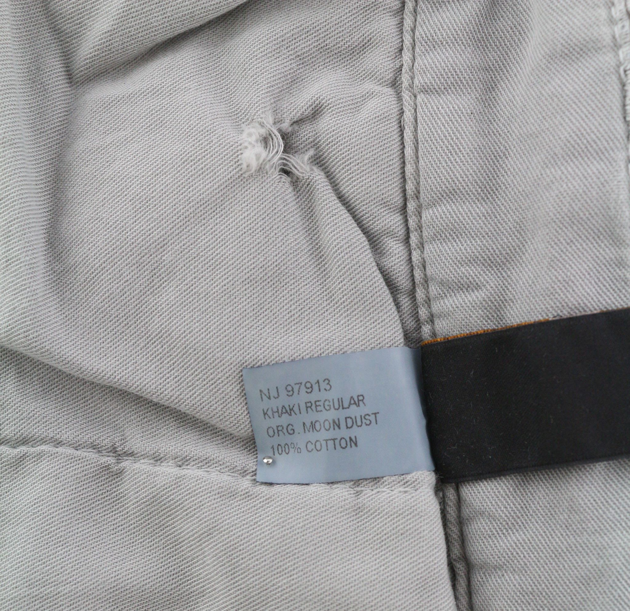 Nudie Jeans KHAKI REGULAR W32/L34 Organic Moon Dust Chino 82570 Size US 32 / EU 48 - 6 Thumbnail