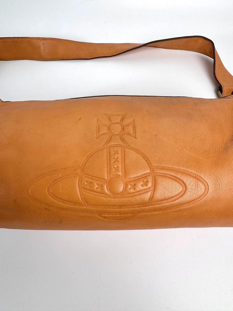 Vivienne Westwood Vivienne Westwood Powder orange leather cylinder bag Size ONE SIZE - 6 Thumbnail