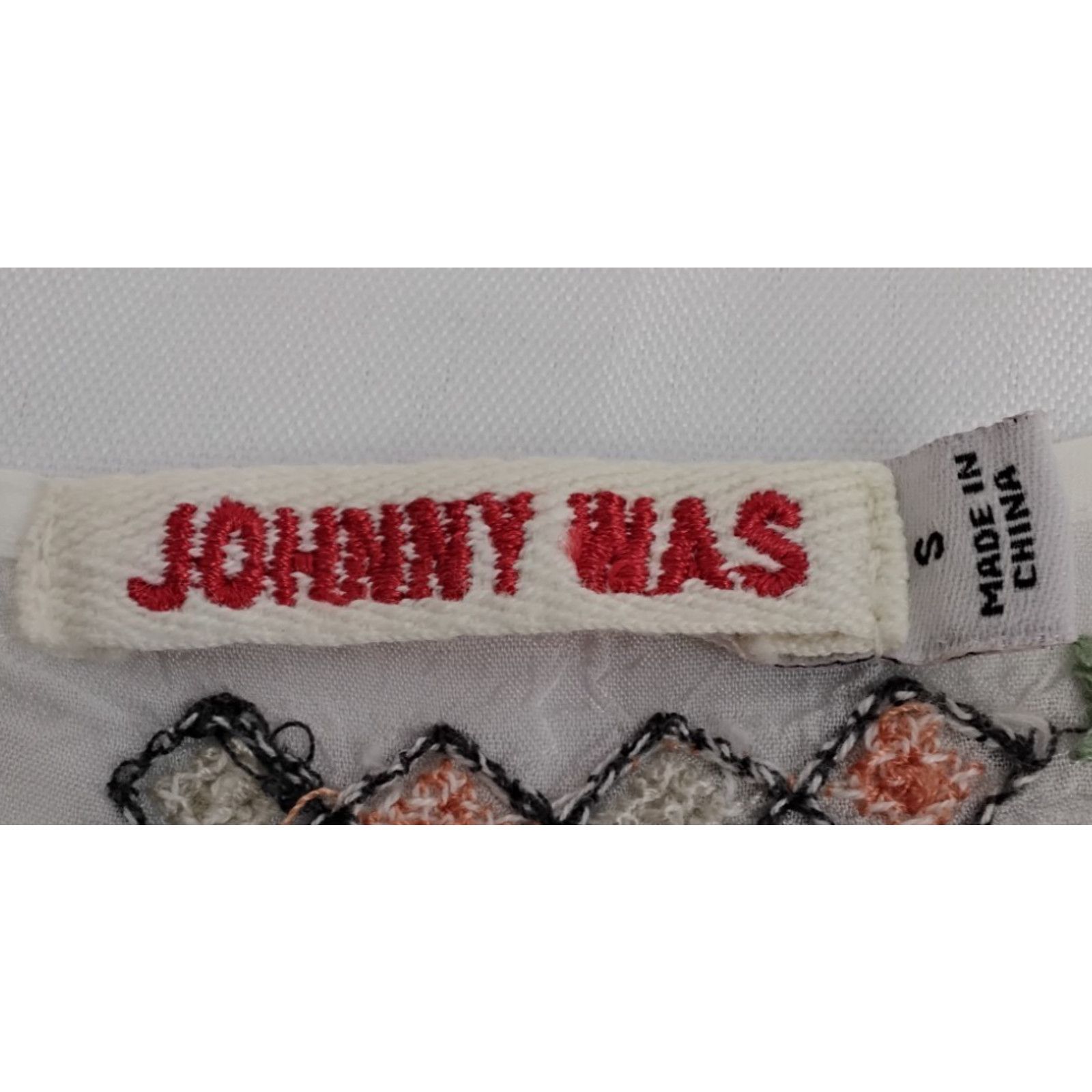 Johnny Was Johnny Was Embroidered Top Women's Small Boho Multicolor Size S / US 4 / IT 40 - 8 Thumbnail