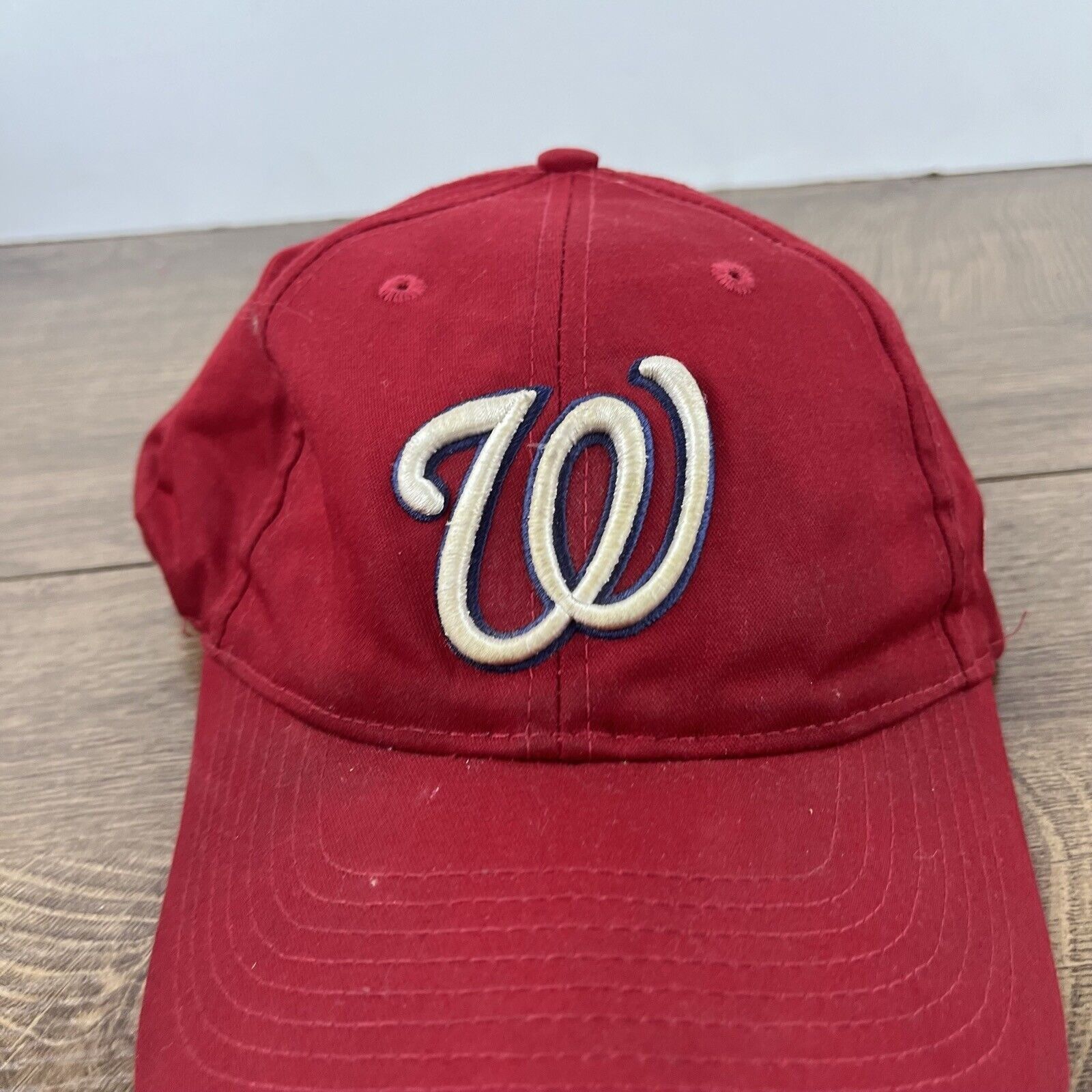 Other Washington Nationals MLB Hat Nats Red Cap Adjustable Hat Red Size ONE SIZE - 6 Thumbnail