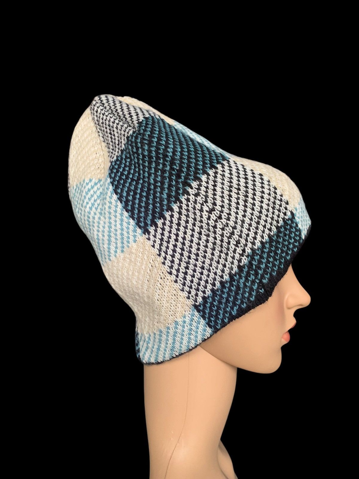 Japanese Brand × Kapital × Vintage Crochet Knitt Hat Bondage Big Beanie Square Japanese Brand Size ONE SIZE - 4 Thumbnail