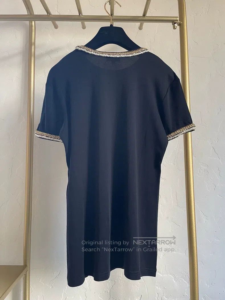 Chanel Chanel Golden rolled-edged black short sleeves Size XS / US 0-2 / IT 36-38 - 2 Thumbnail