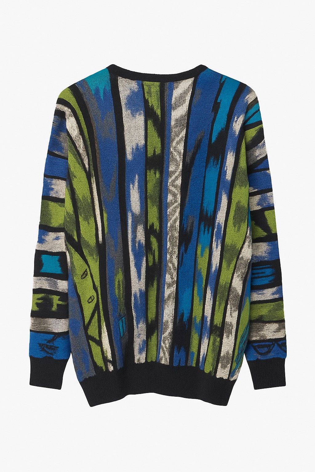 Vintage Vintage Tre Castelli Coogi Style 3D Knit Sweater Made Italy Size US XL / EU 56 / 4 - 2 Thumbnail
