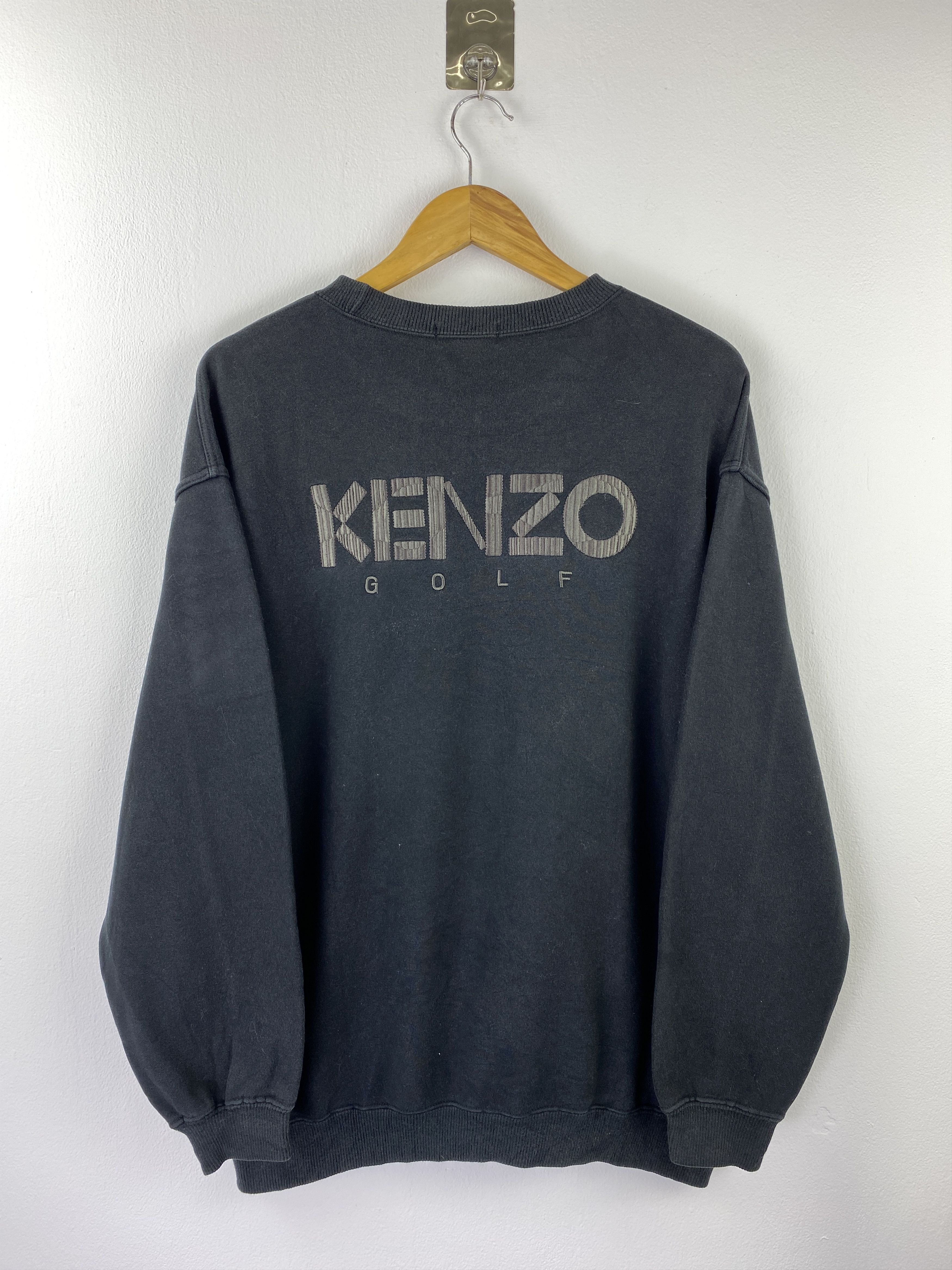Kenzo Vintage Kenzo Golf Spell Out Pullover Sweatshirt SH0447 Size US XL / EU 56 / 4 - 1 Thumbnail
