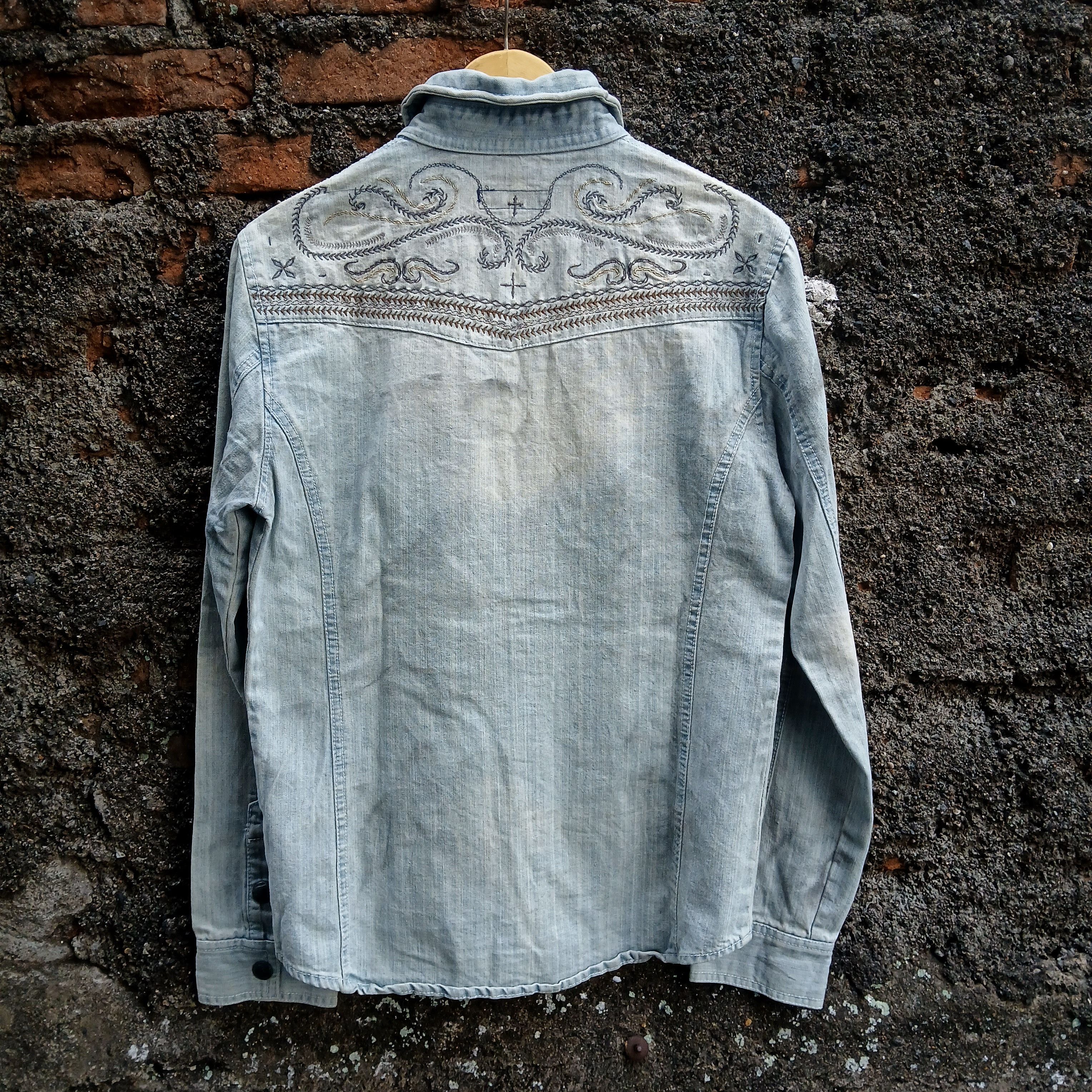 In The Attic In The Attic japanese brand vkei style denim jacket Size US M / EU 48-50 / 2 - 6 Thumbnail