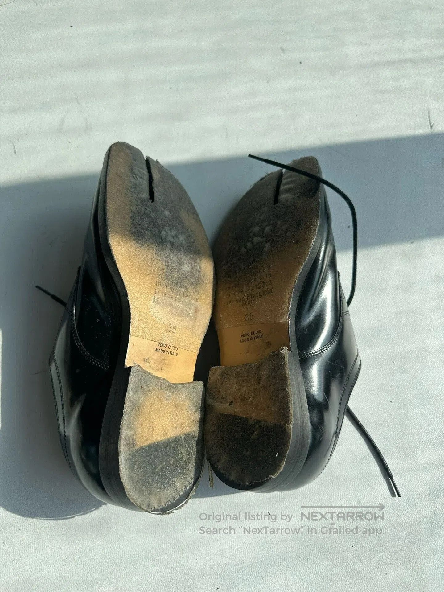 Maison Margiela Maison Margiela Black Tabi Loafers. Size US 4 / IT 34 - 3 Thumbnail