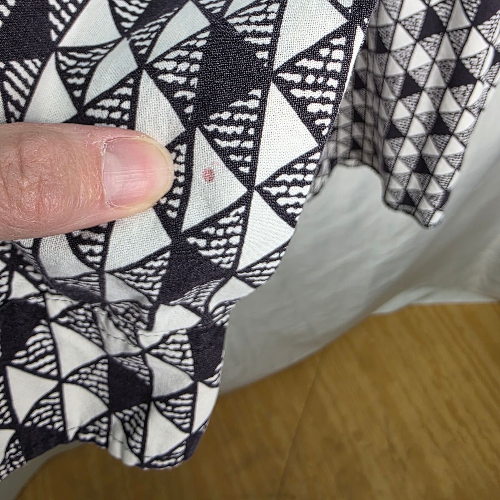 Wrangler Vintage Wrangler Cowboy Cut Black & White Aztec Shirt Size US M / EU 48-50 / 2 - 9 Thumbnail