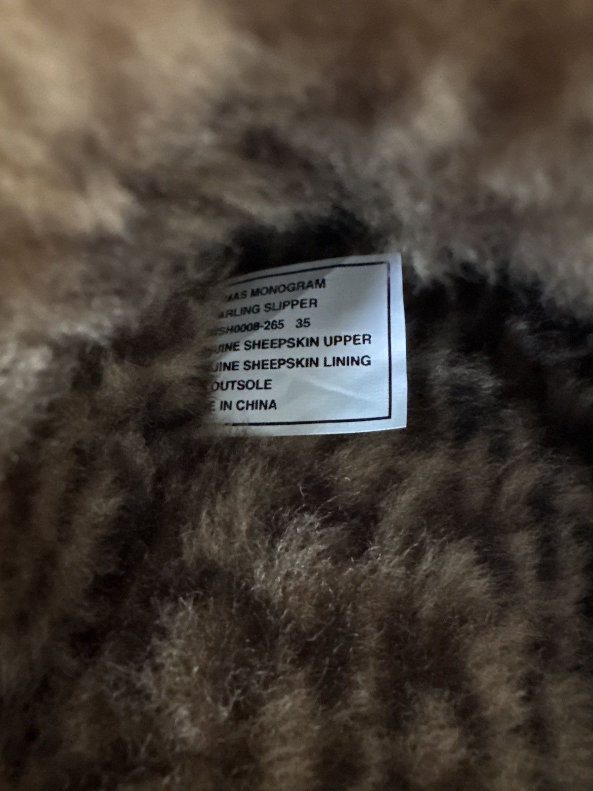 Kith Kithmas Women monogram Shearling Slippers Size US 5 / IT 35 - 9 Thumbnail