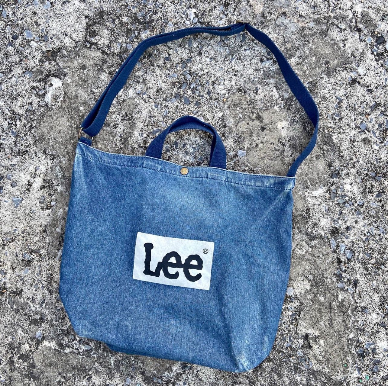 Lee Japan Bag Jeans Bag Shoulder Bag in Blue, Men's