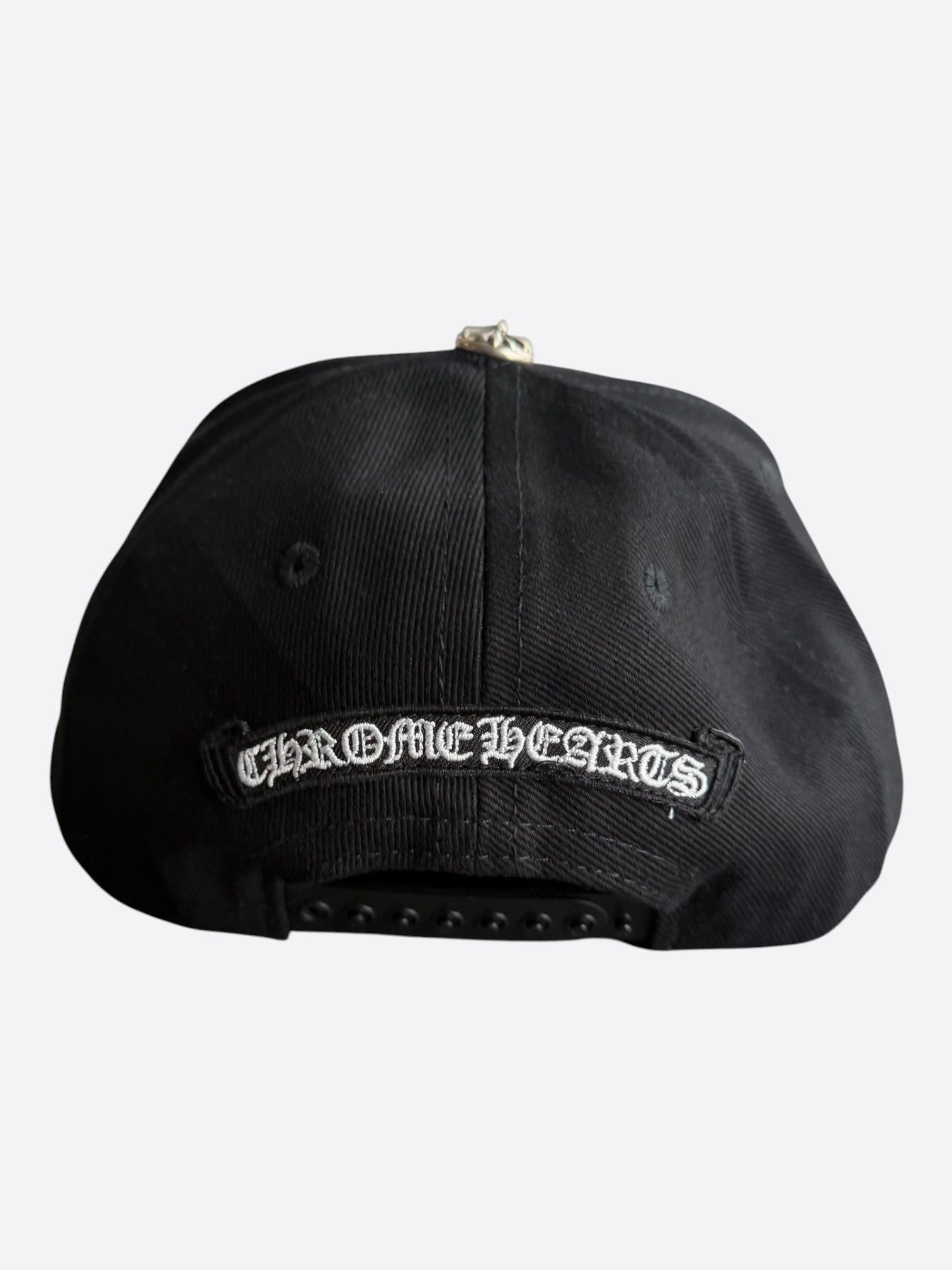 Chrome Hearts Chrome Hearts Black & White Wine Dagger Logo Hat Size ONE SIZE - 3 Thumbnail