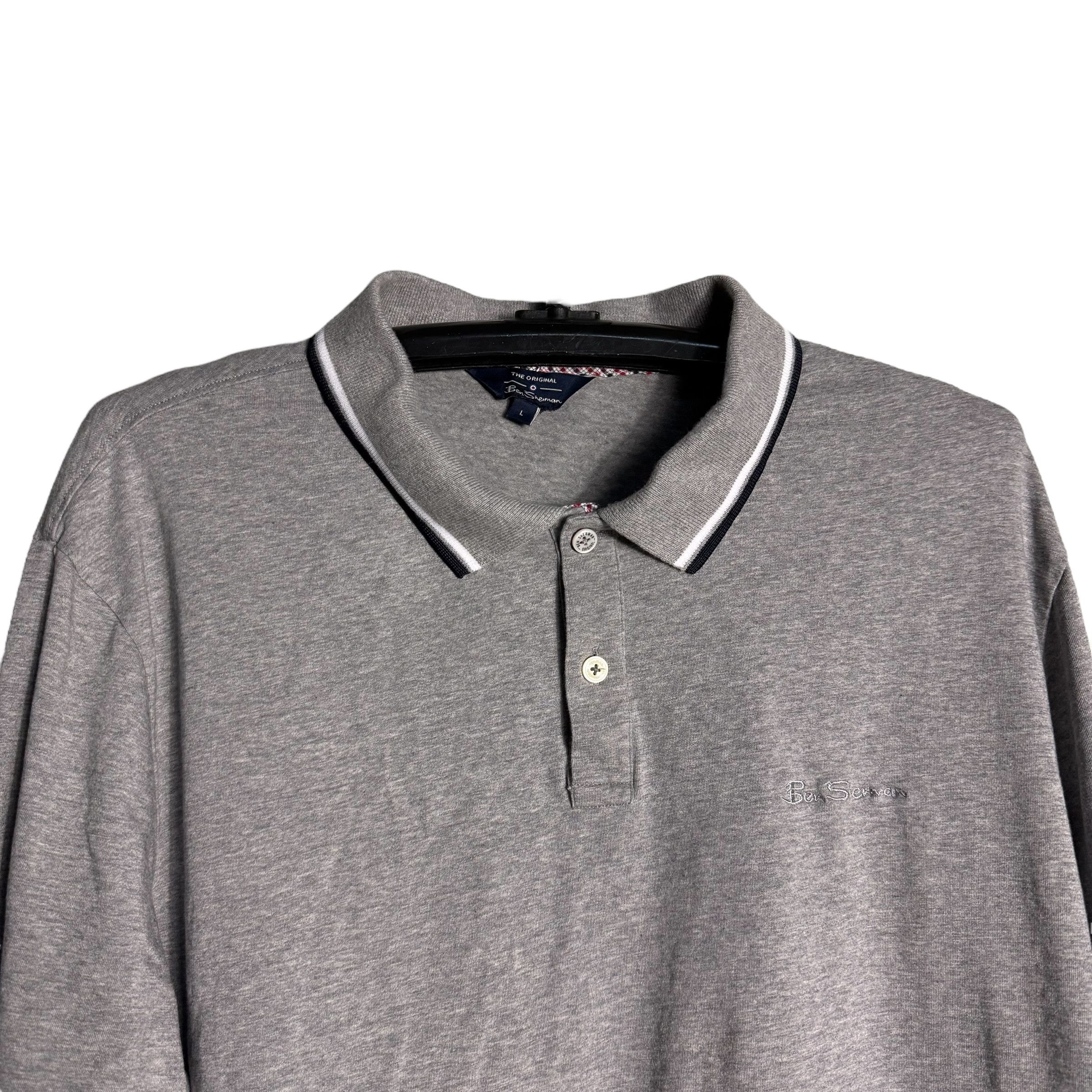 Ben Sherman 🔥RARE🔥Vintage Ben Sherman L/Sleeve Polo Shirt Size US L / EU 52-54 / 3 - 2 Thumbnail