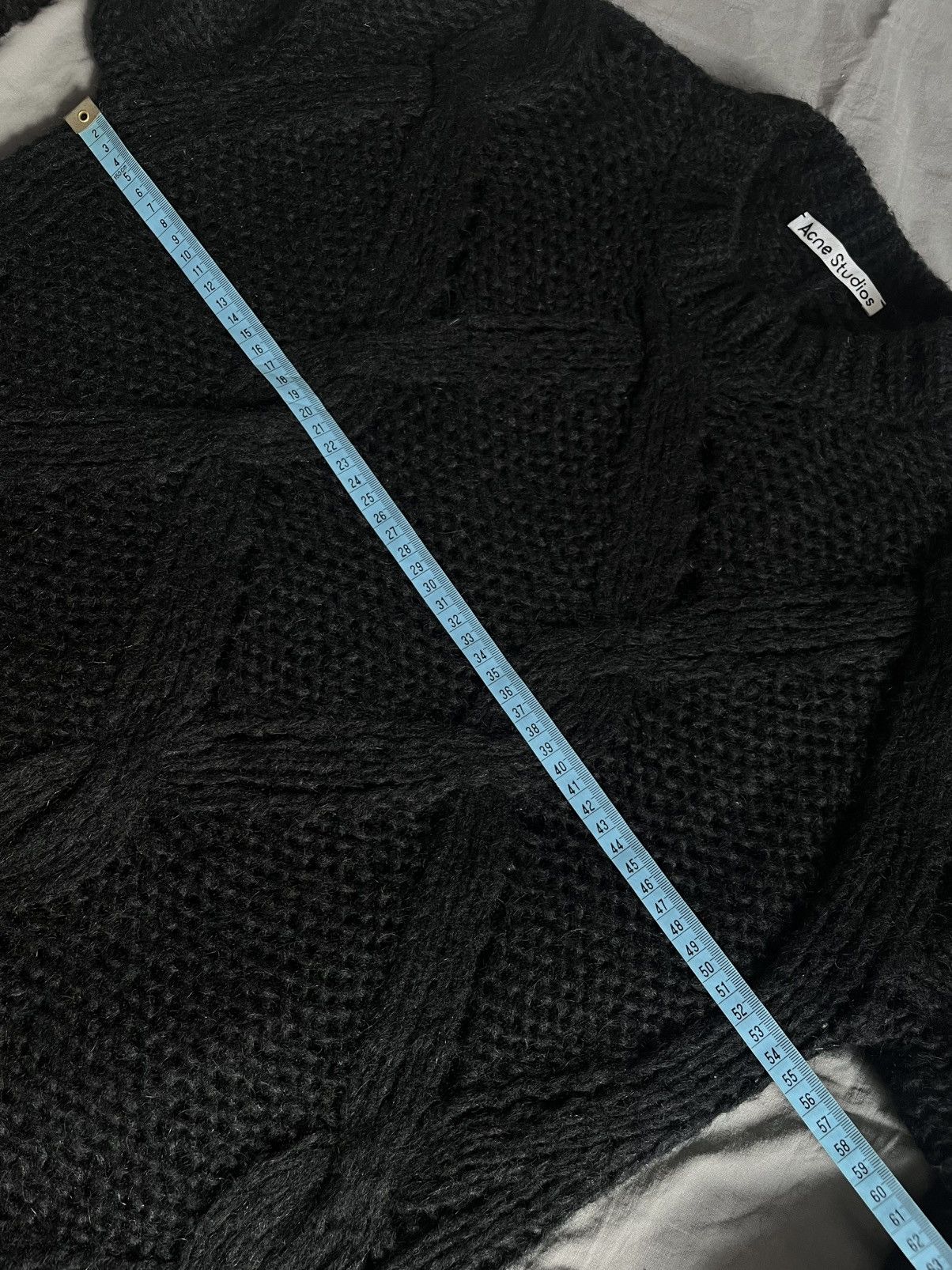 Acne Studios Acne Studios Spiderweb Mohair Wool Cable Knit Sweater Unisex Size US M / EU 48-50 / 2 - 15 Thumbnail