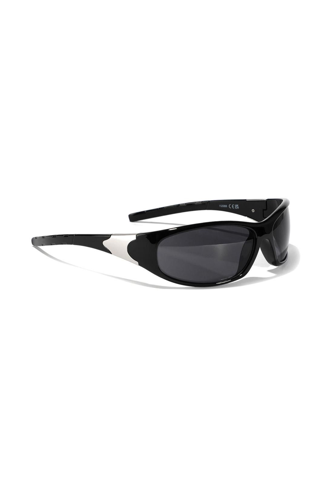 Japanese Brand Vintage Y2k Avant Garde Futuristic Black Sunglasses Unisex Size ONE SIZE - 5 Thumbnail