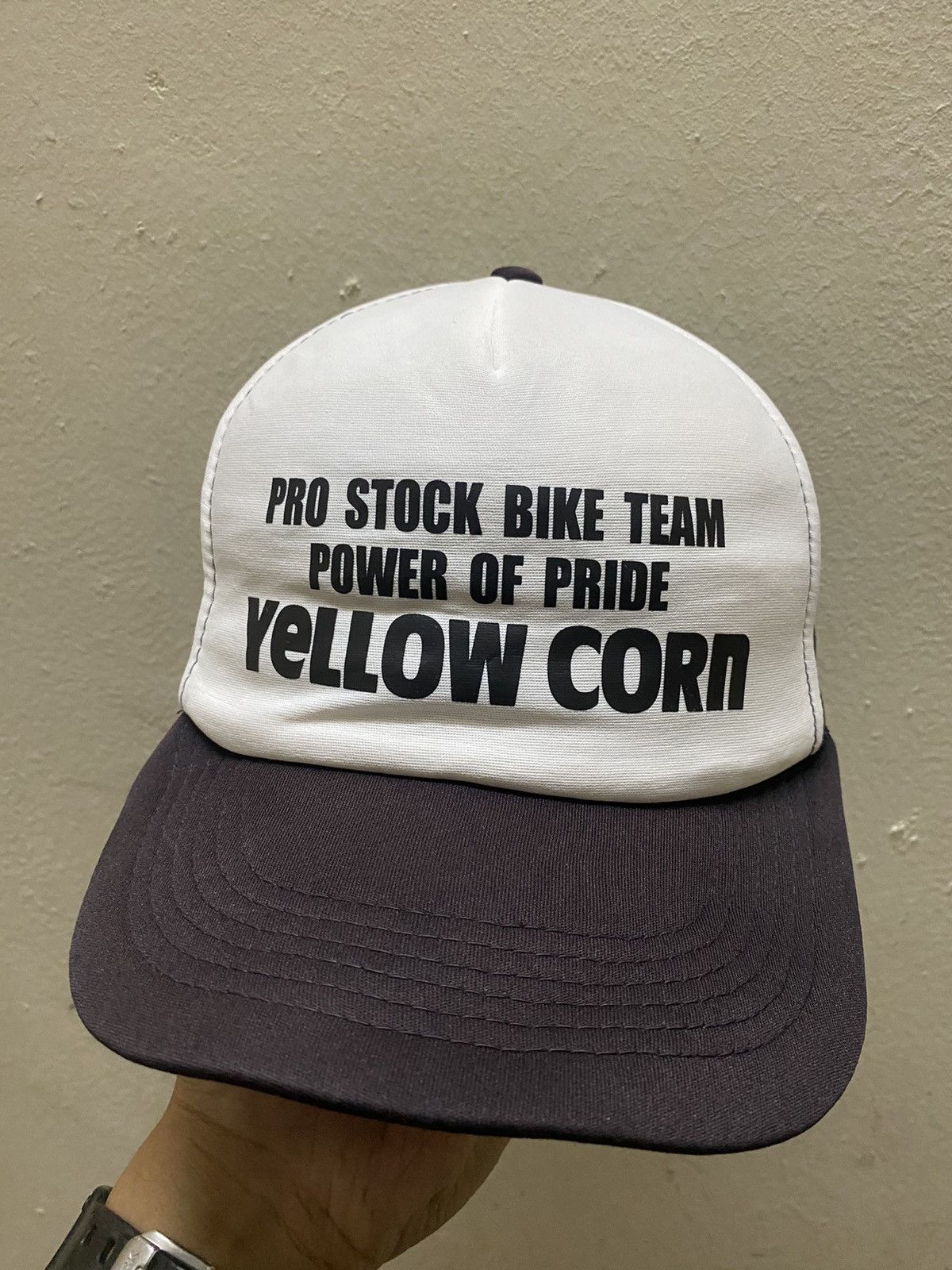 Vintage × YELLOW CORN Vintage YELLOW CORN Trucker Hat Cap Size ONE SIZE - 1 Thumbnail