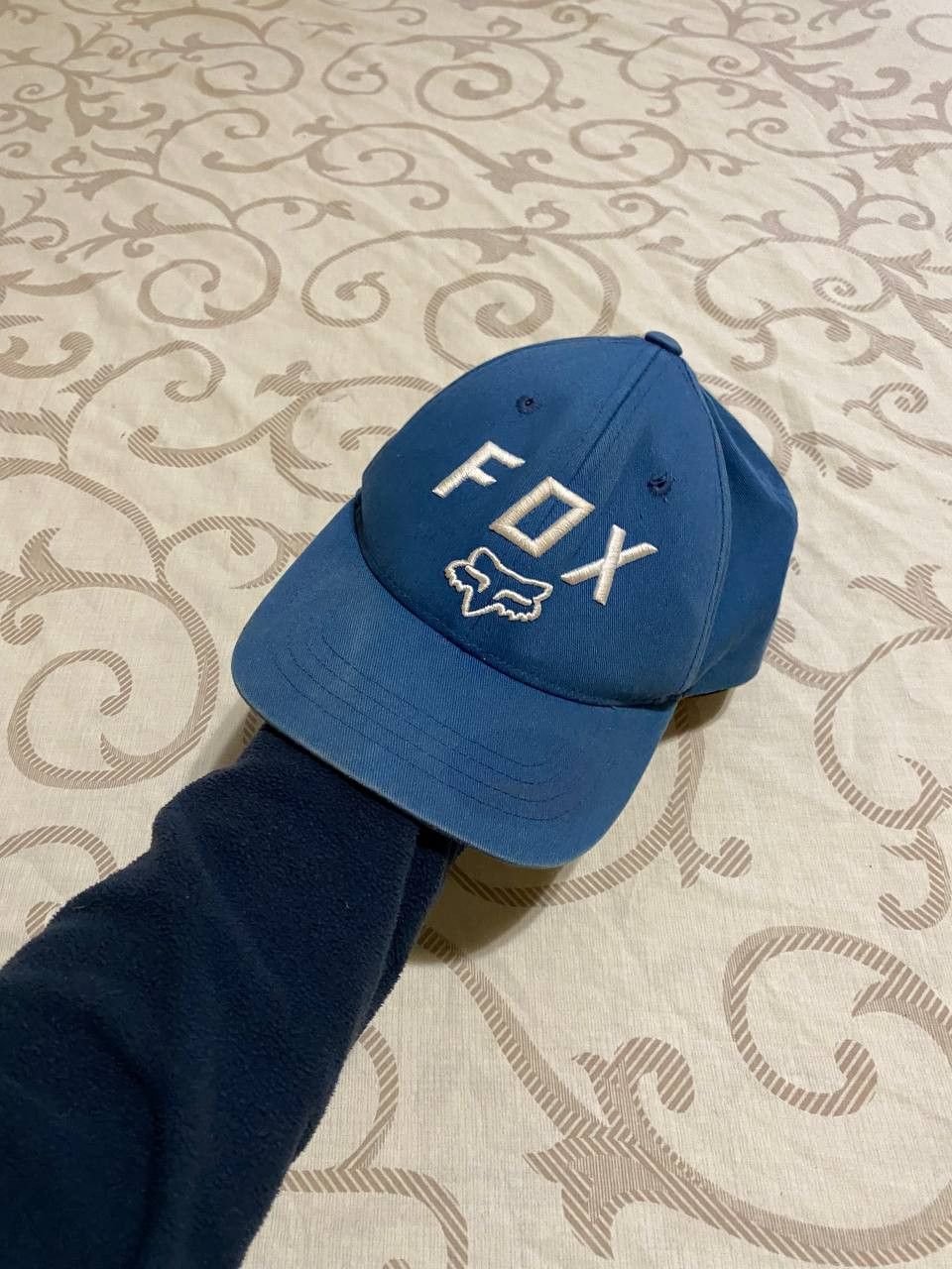 Fox Racing Fox Racing Flexfit Tech Logo Cap – Blue/Black Snapback Hat Size ONE SIZE - 1 Thumbnail