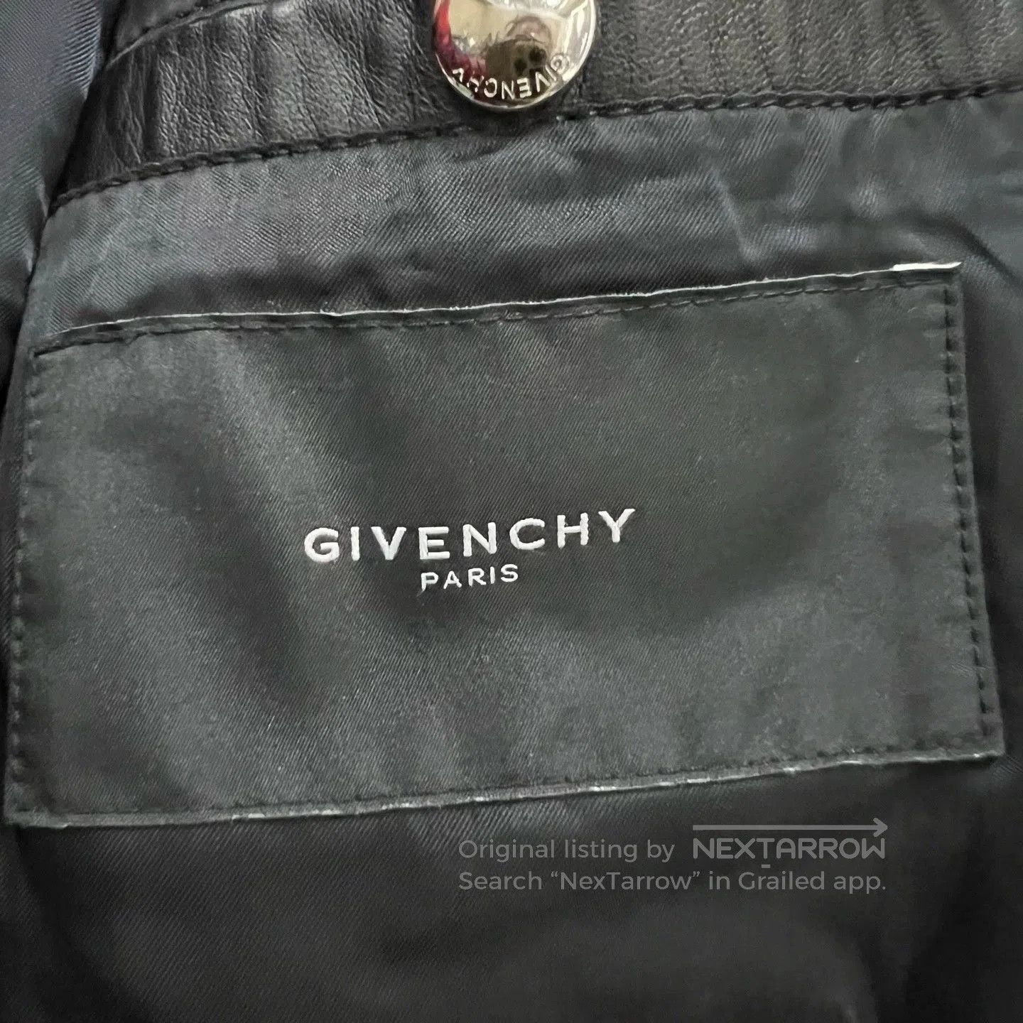 Givenchy givenchy black leather star collar jacket. Size US M / EU 48-50 / 2 - 3 Thumbnail
