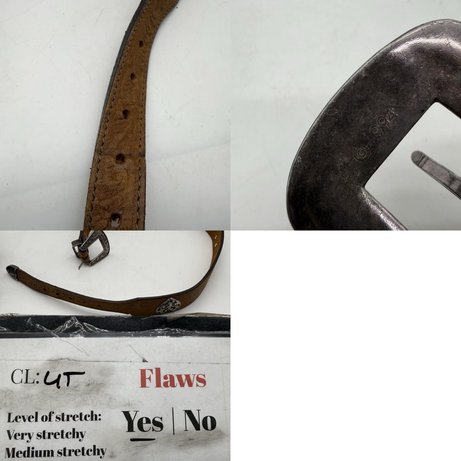 Vintage VINTAGE Justin Belt Women Leather Brown Heart Floral Pattern Size 28 Western USA Mens no Size 4XL / US 24-26 - 8 Thumbnail