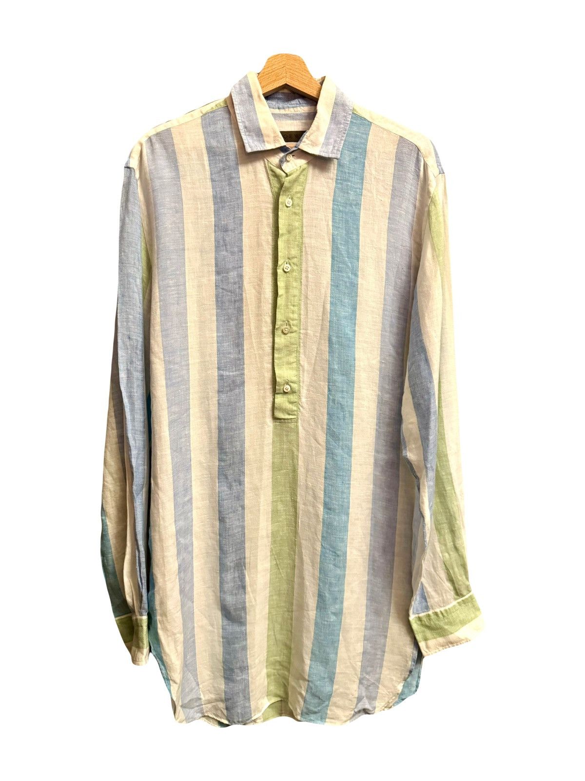 Loewe loewe vintage printed linen shirt 41 Size US M / EU 48-50 / 2 - 1 Thumbnail