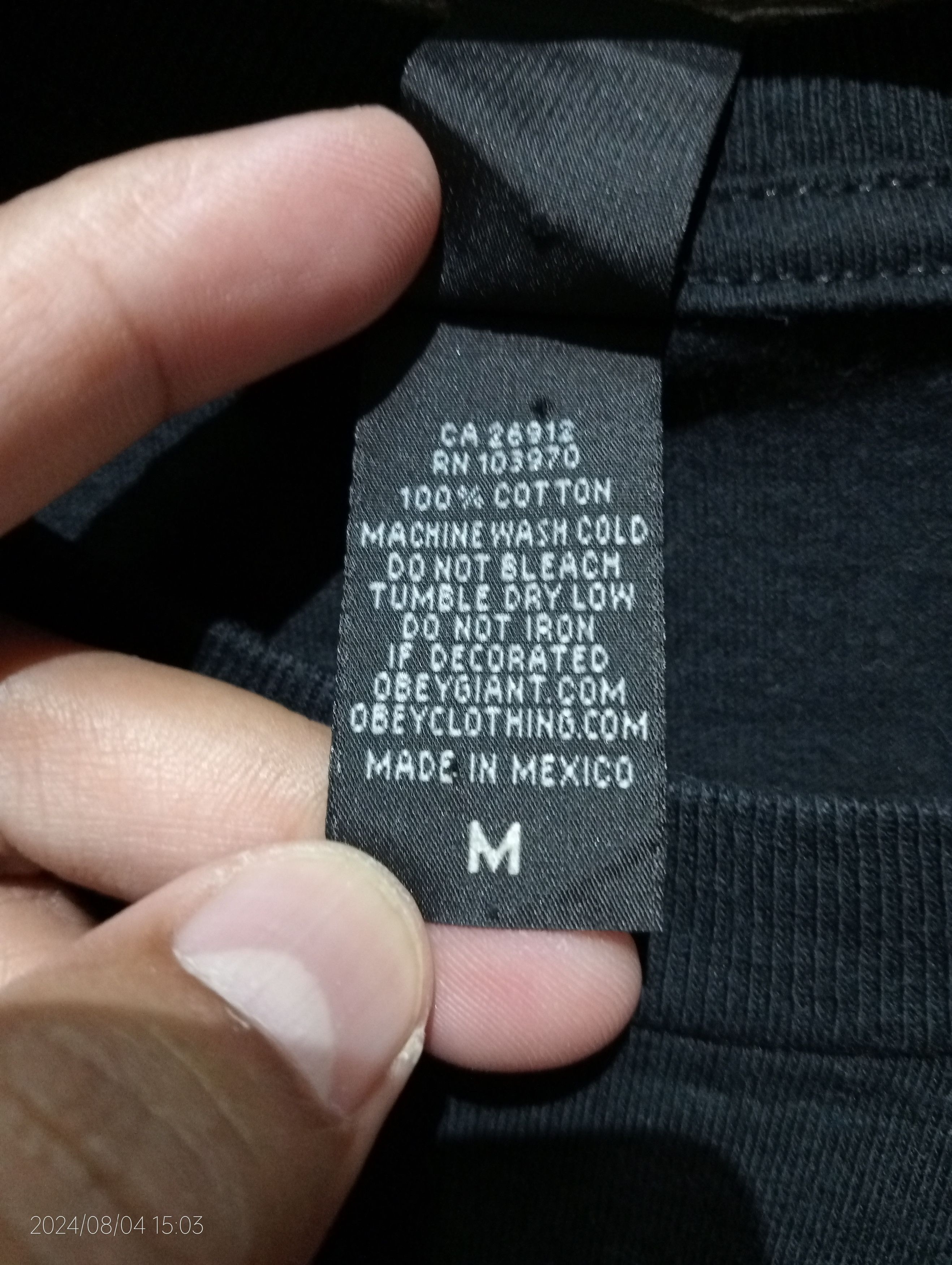 Obey Vintage Obey Awareness Keep A Breast Tee Size US M / EU 48-50 / 2 - 4 Thumbnail