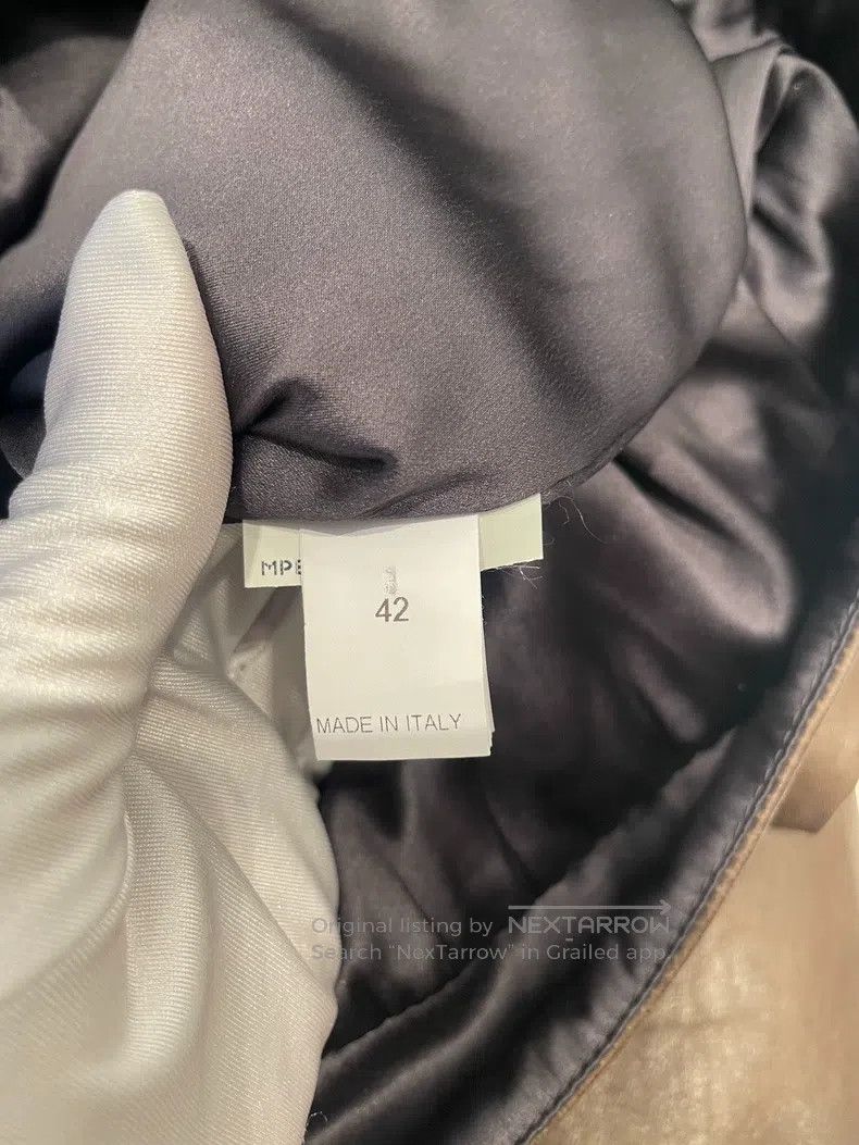 Brunello Cucinelli Brunello Cucinelli Caramel Leather Jacket with Flaws Size S / US 4 / IT 40 - 8 Thumbnail