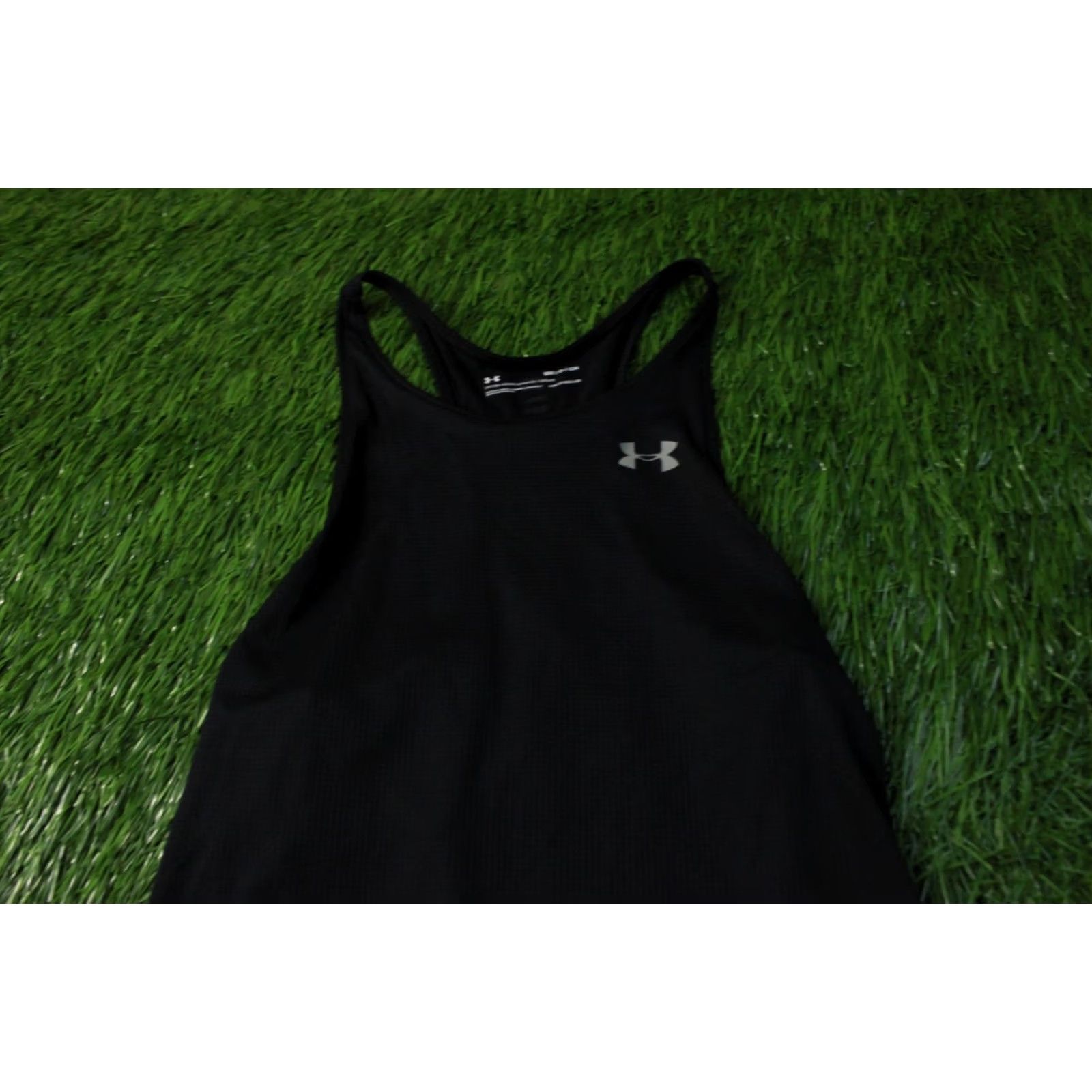 Under Armour Under Armour HeatGear Vest Shirt JERSEY ORIGINAL SIZE S Women's Sleeveless Black 2020 Training Tank Tee Size S / US 4 / IT 40 - 3 Thumbnail