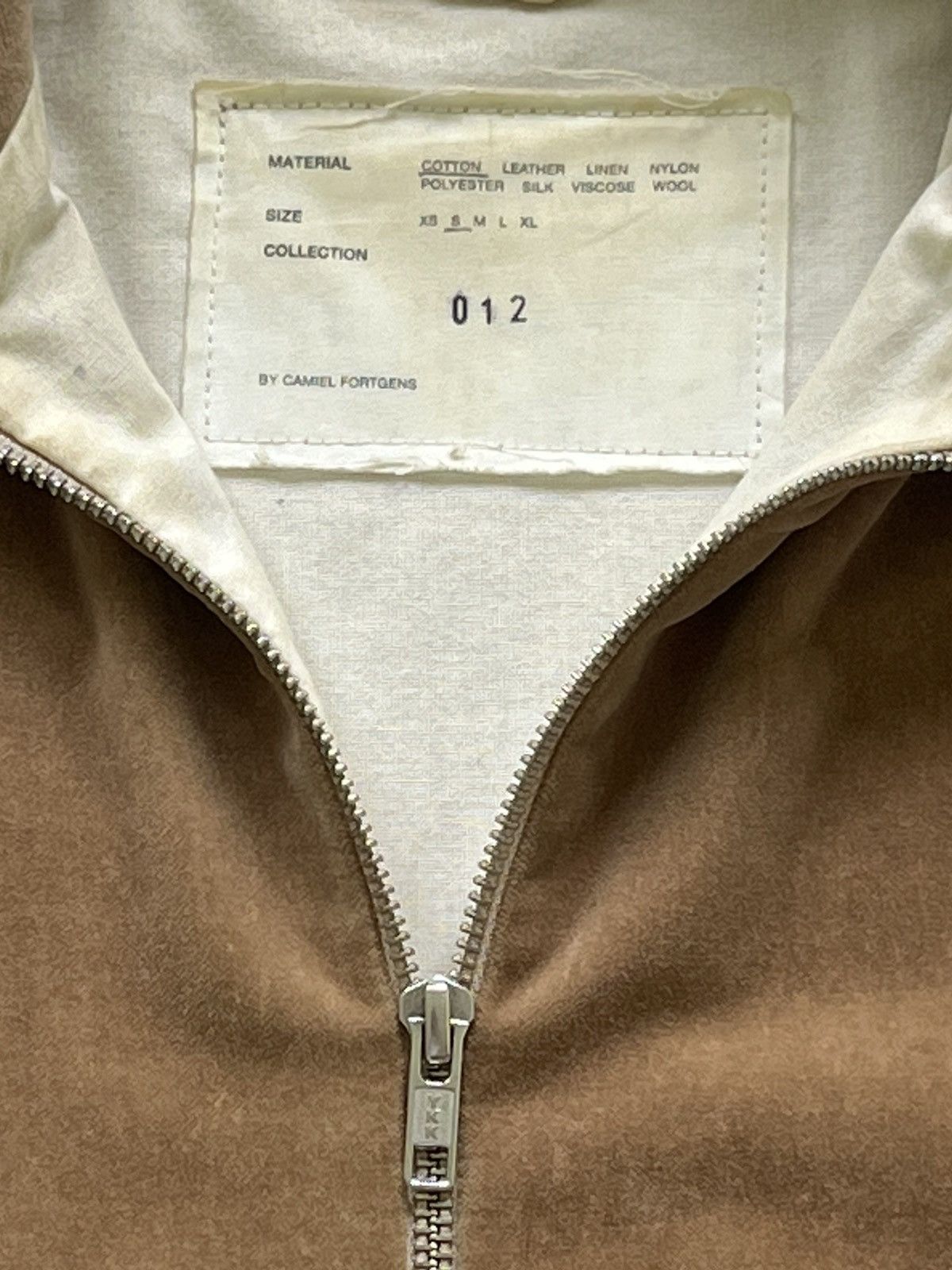 Camiel Fortgens Camiel Fortgens Tan Velvet Track Jacket Size US S / EU 44-46 / 1 - 8 Thumbnail